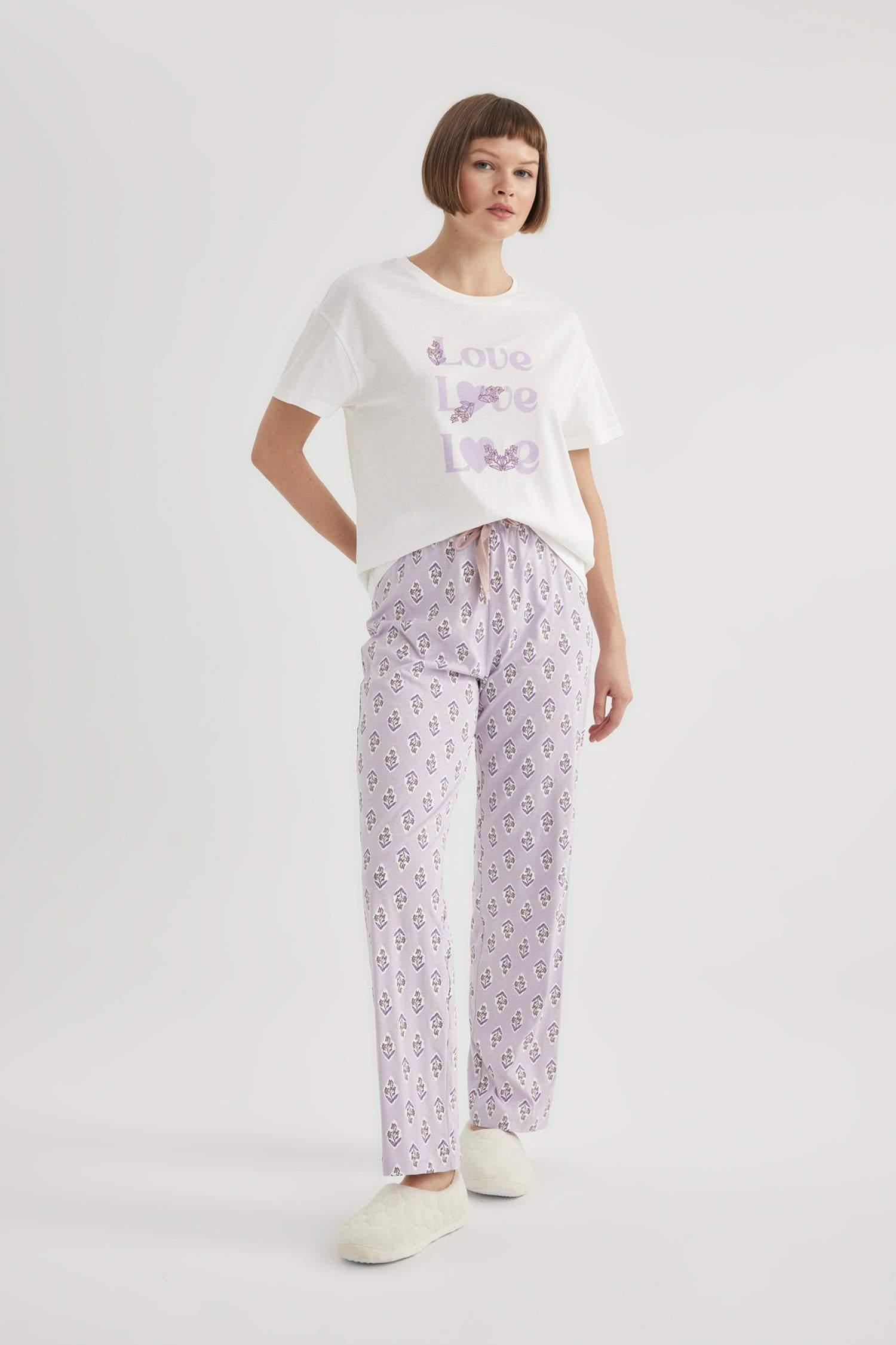 Regular Fit Short Sleeve 2 Piece Set