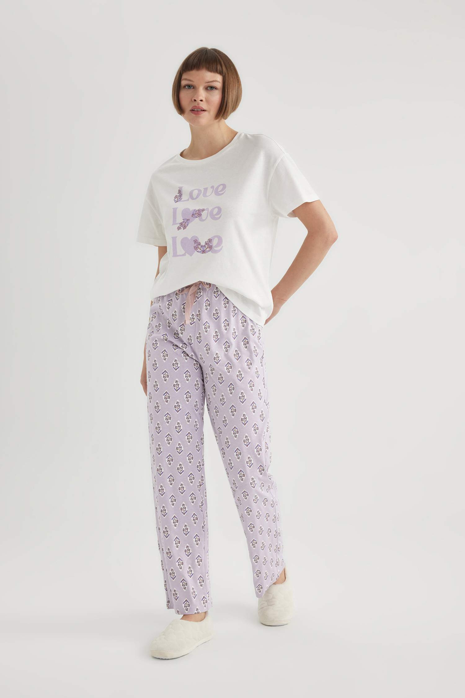 Regular Fit Short Sleeve 2 Piece Set