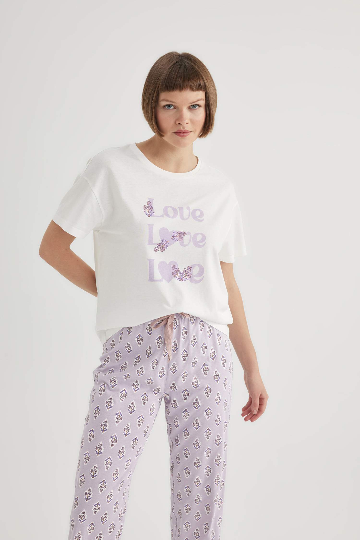 Regular Fit Short Sleeve 2 Piece Set