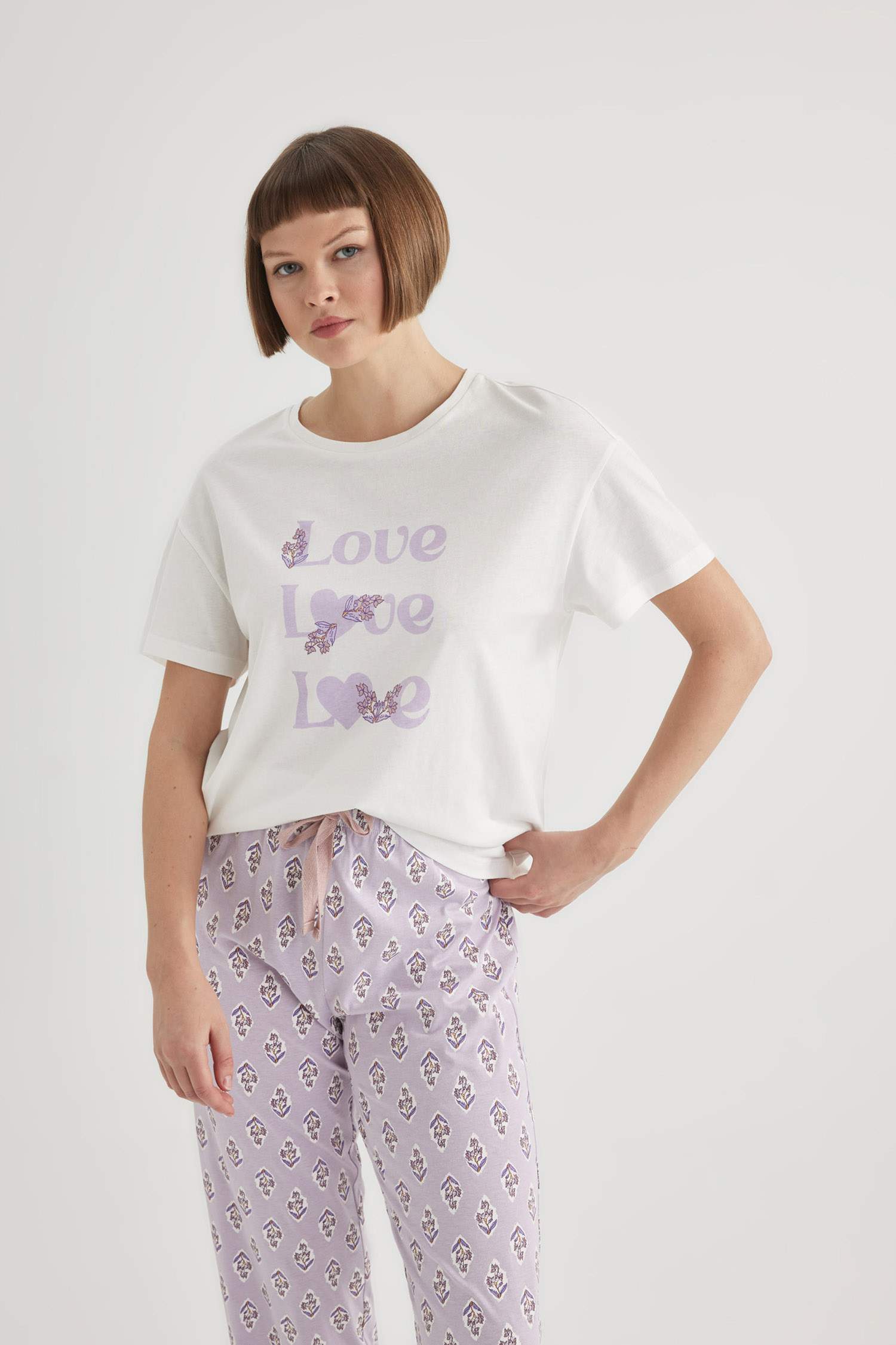 Regular Fit Short Sleeve 2 Piece Set