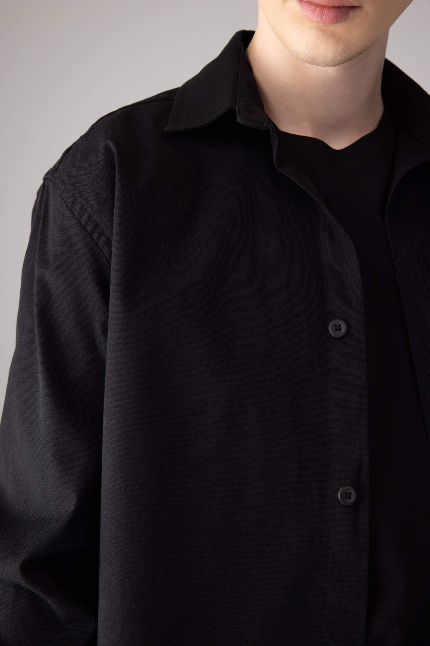 Relax Fit Polo Collar Shirt