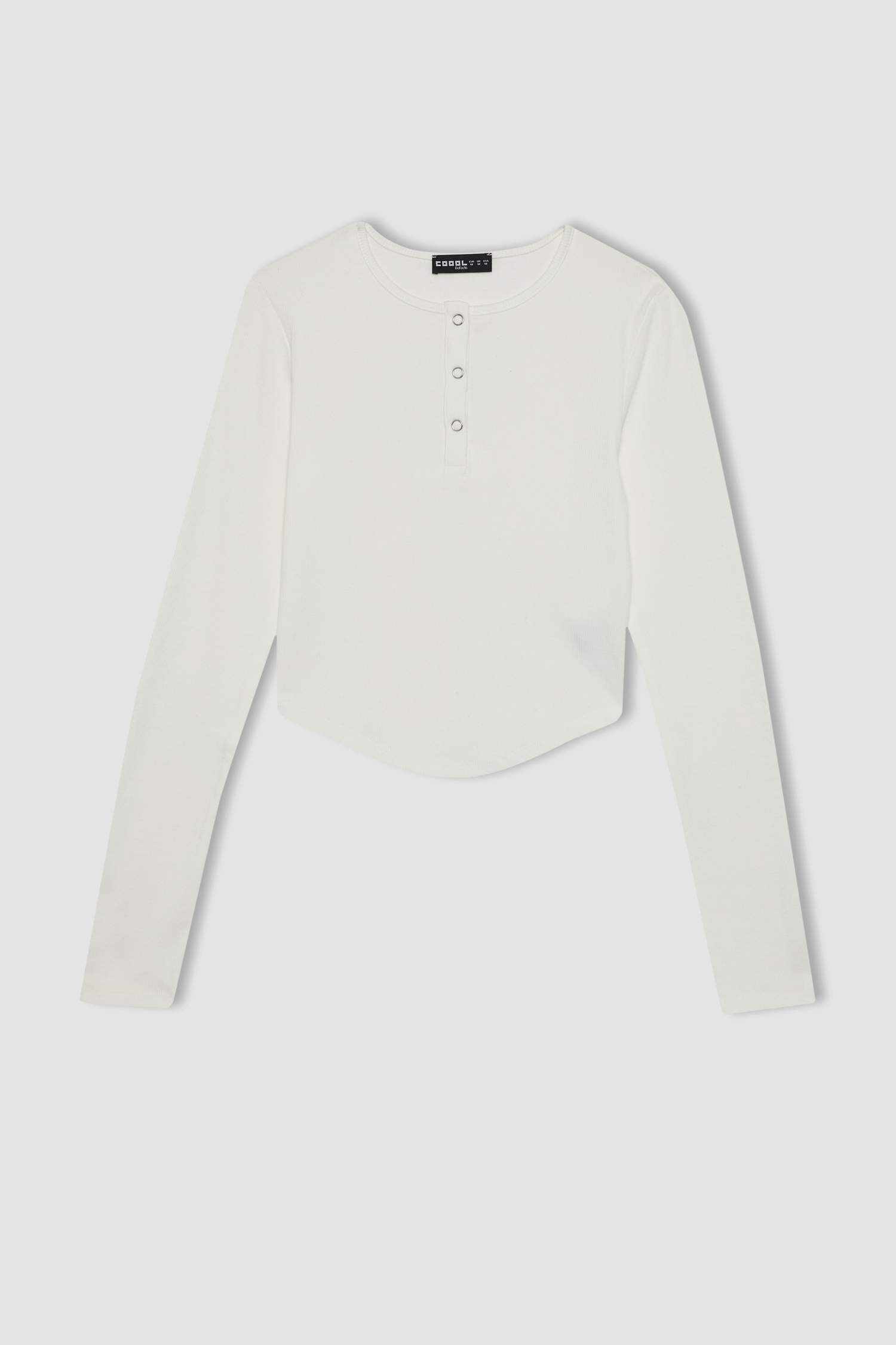 تيشيرت ردن طويل سليم فيت