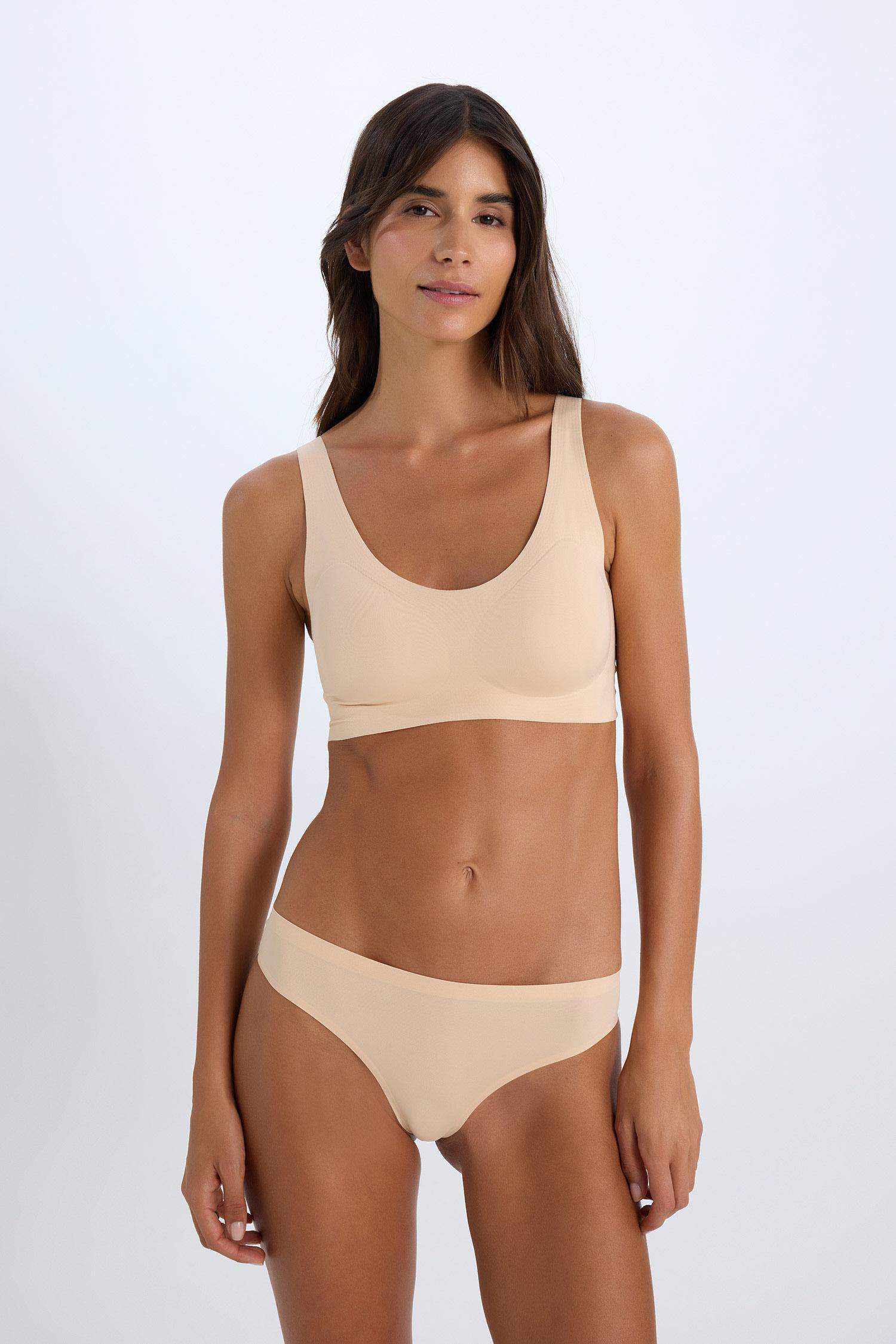 İki Parça Çıkarılabilir Pedli Görünmez Sütyen-Fall in Love