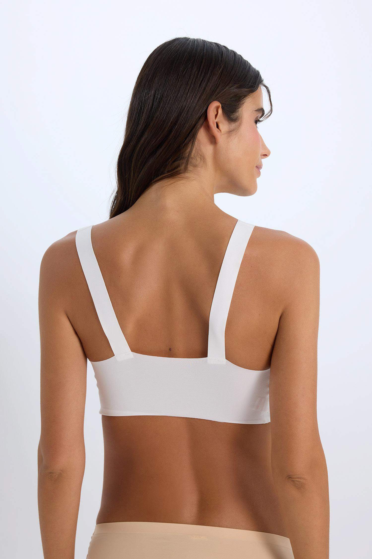 İki Parça Çıkarılabilir Pedli Görünmez Sütyen-Fall in Love