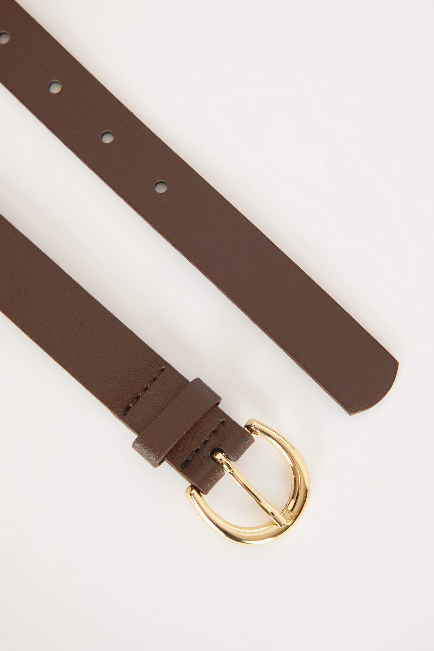 Kadın Oval Toka Suni Deri Jean Kemeri