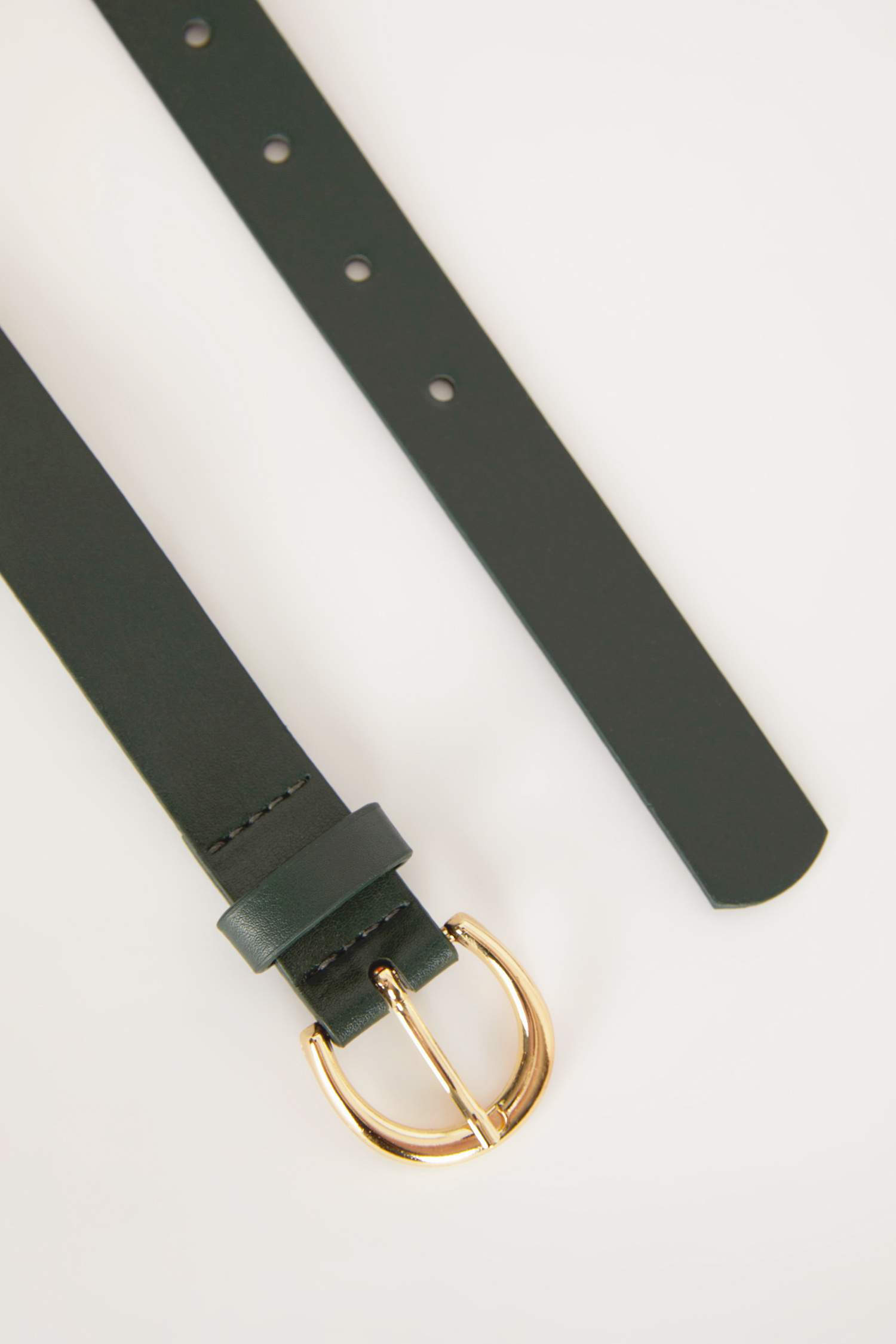 Kadın Oval Toka Suni Deri Jean Kemeri