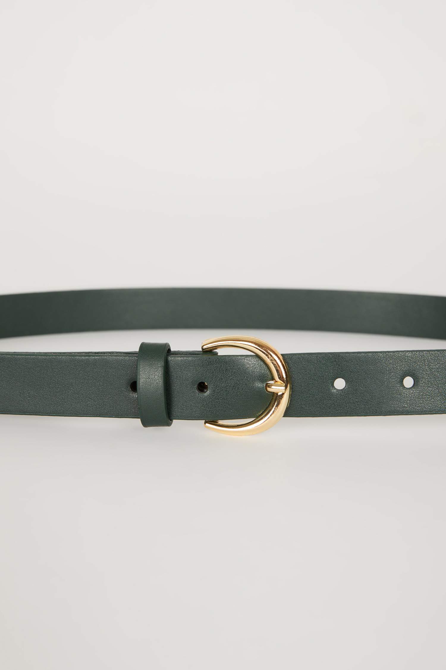 Kadın Oval Toka Suni Deri Jean Kemeri