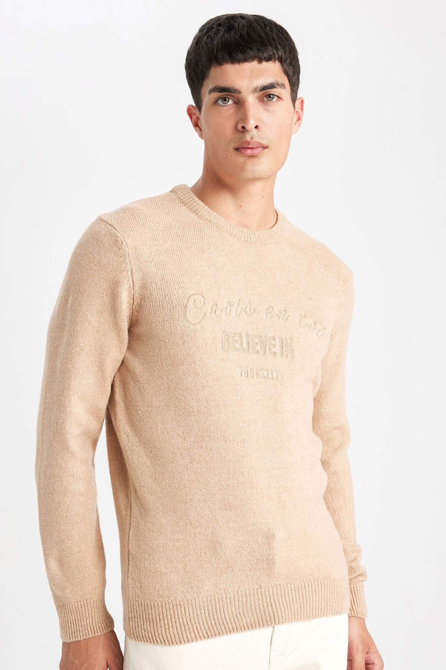 Relax Fit Crew Neck Knitwear Pullover