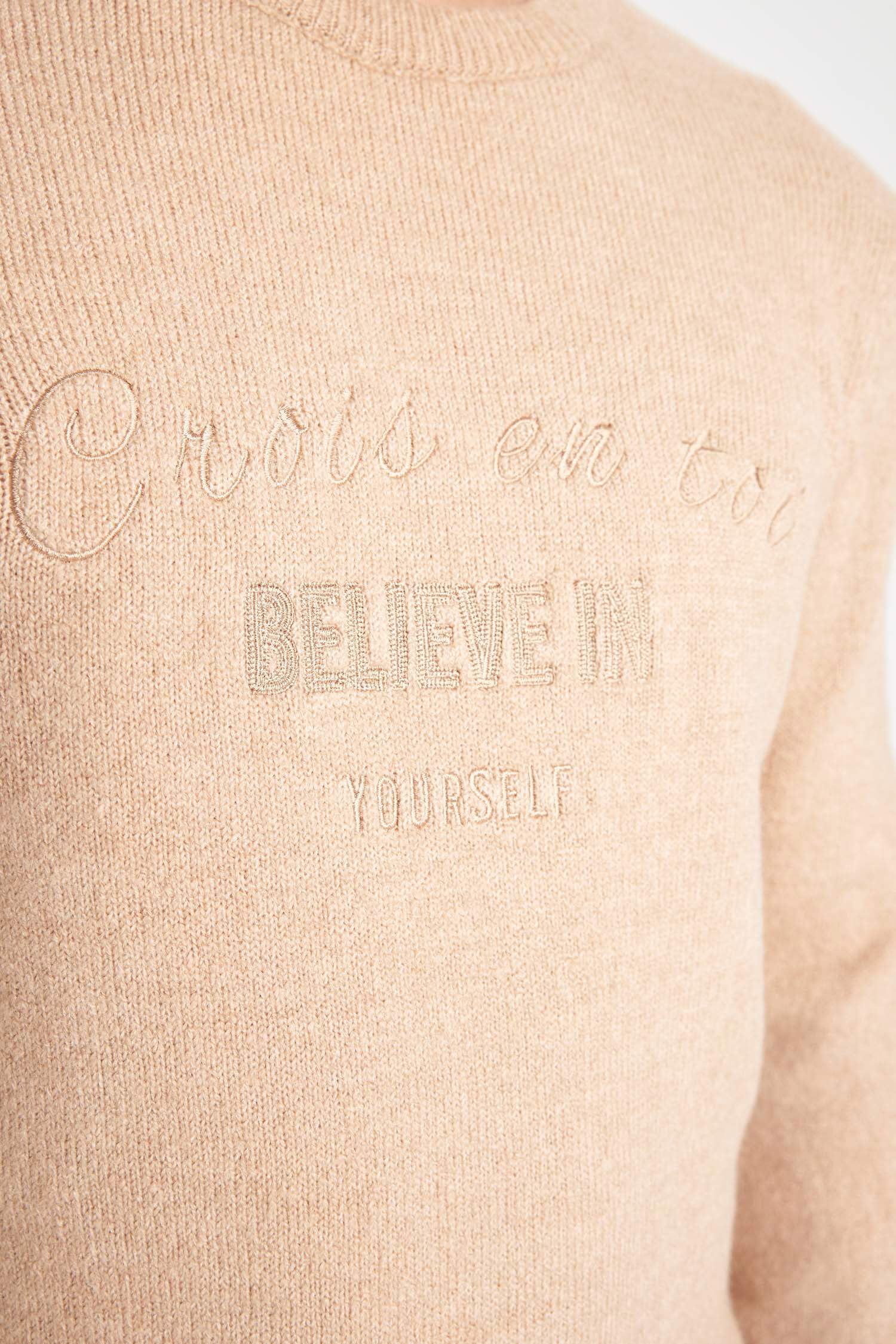 Relax Fit Crew Neck Knitwear Pullover