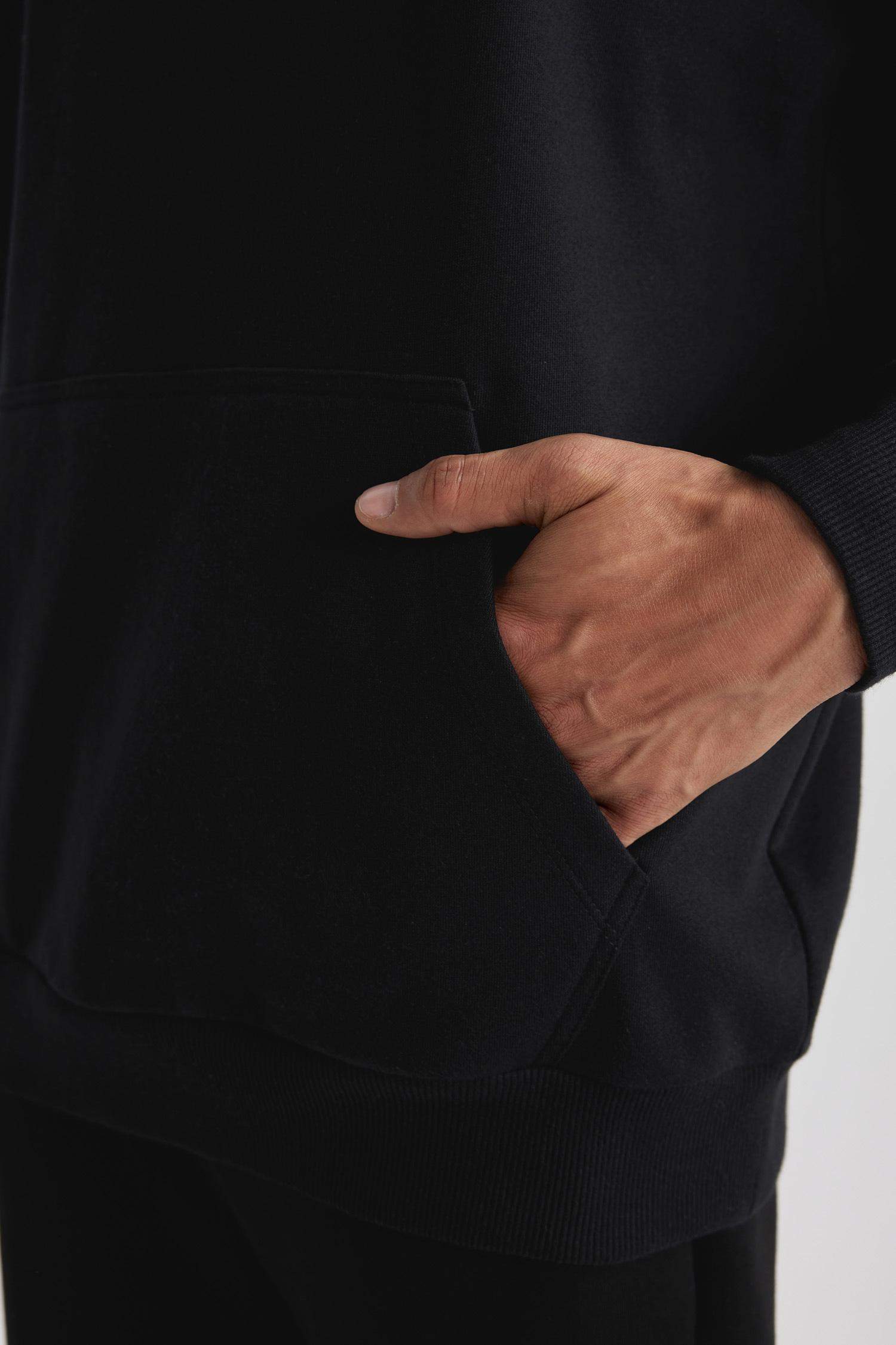 DeFactoFit NBA Brooklyn Nets Oversize Fit Turtleneck Sweatshirt