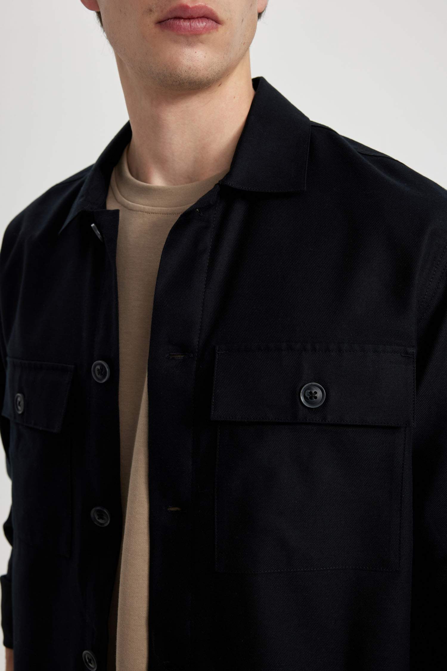 Рубашка свободного кроя