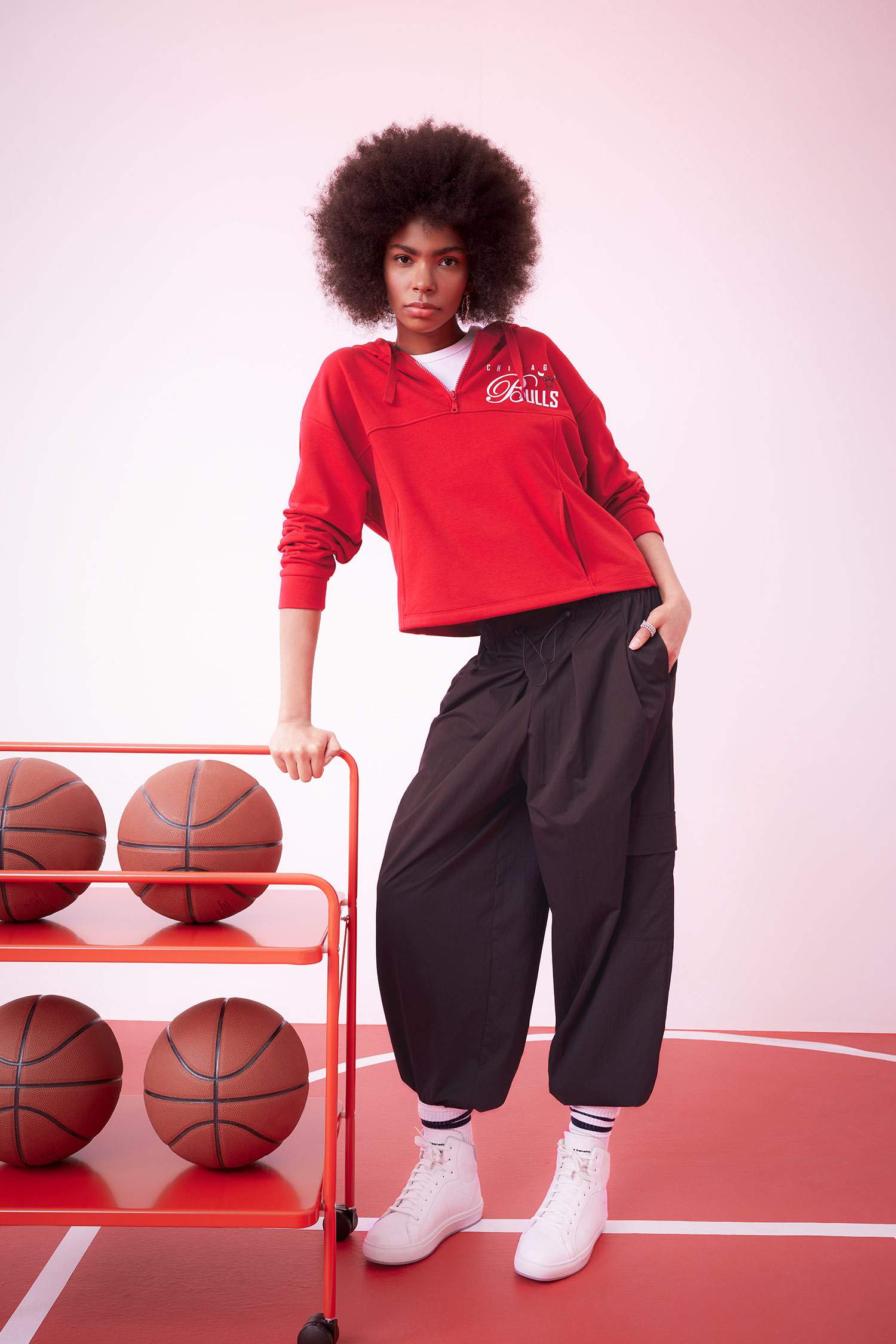 Sweatshirt à Capuche épais NBA Chicago Bulls de DeFactoFit