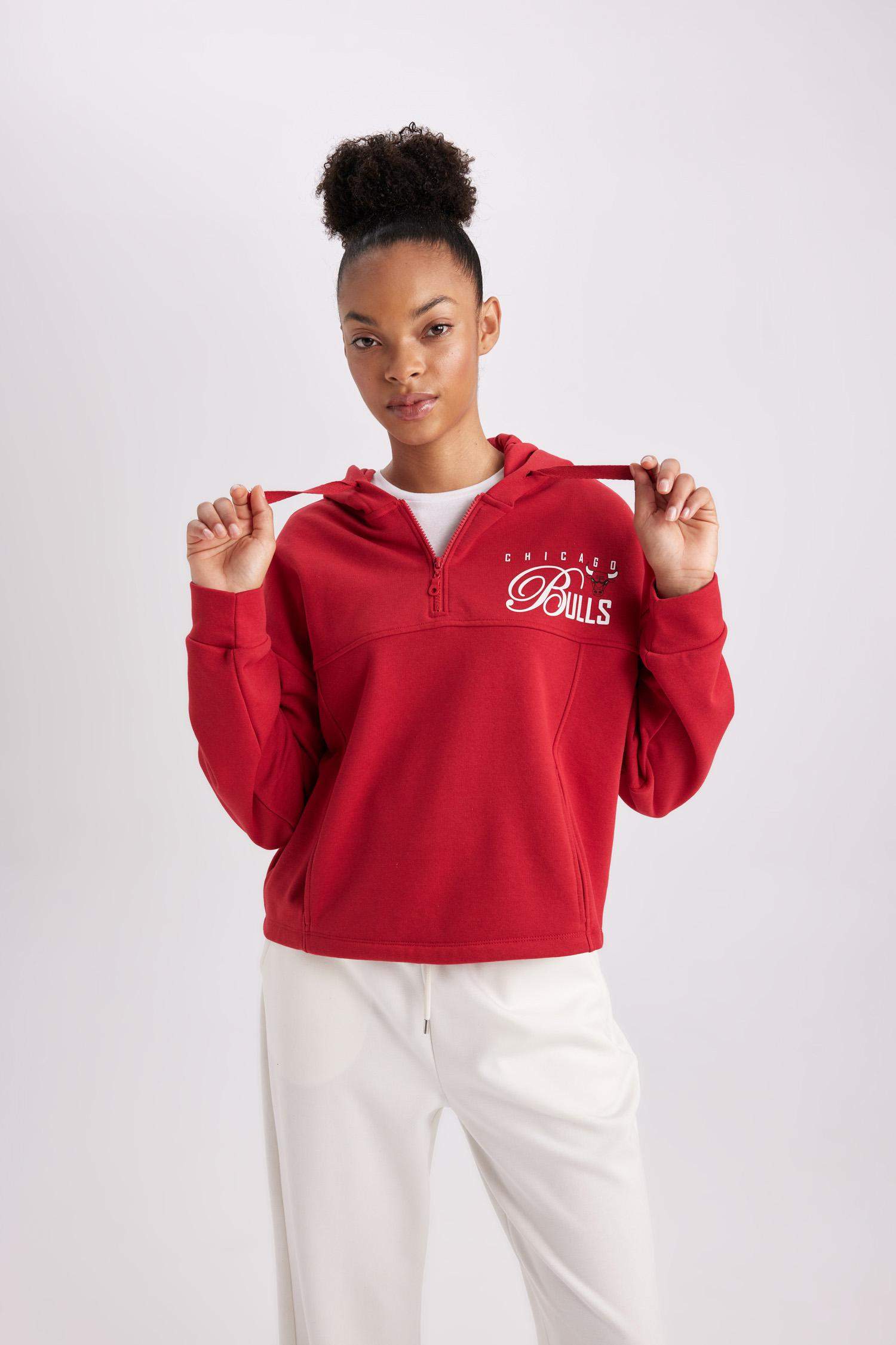 Sweatshirt à Capuche épais NBA Chicago Bulls de DeFactoFit