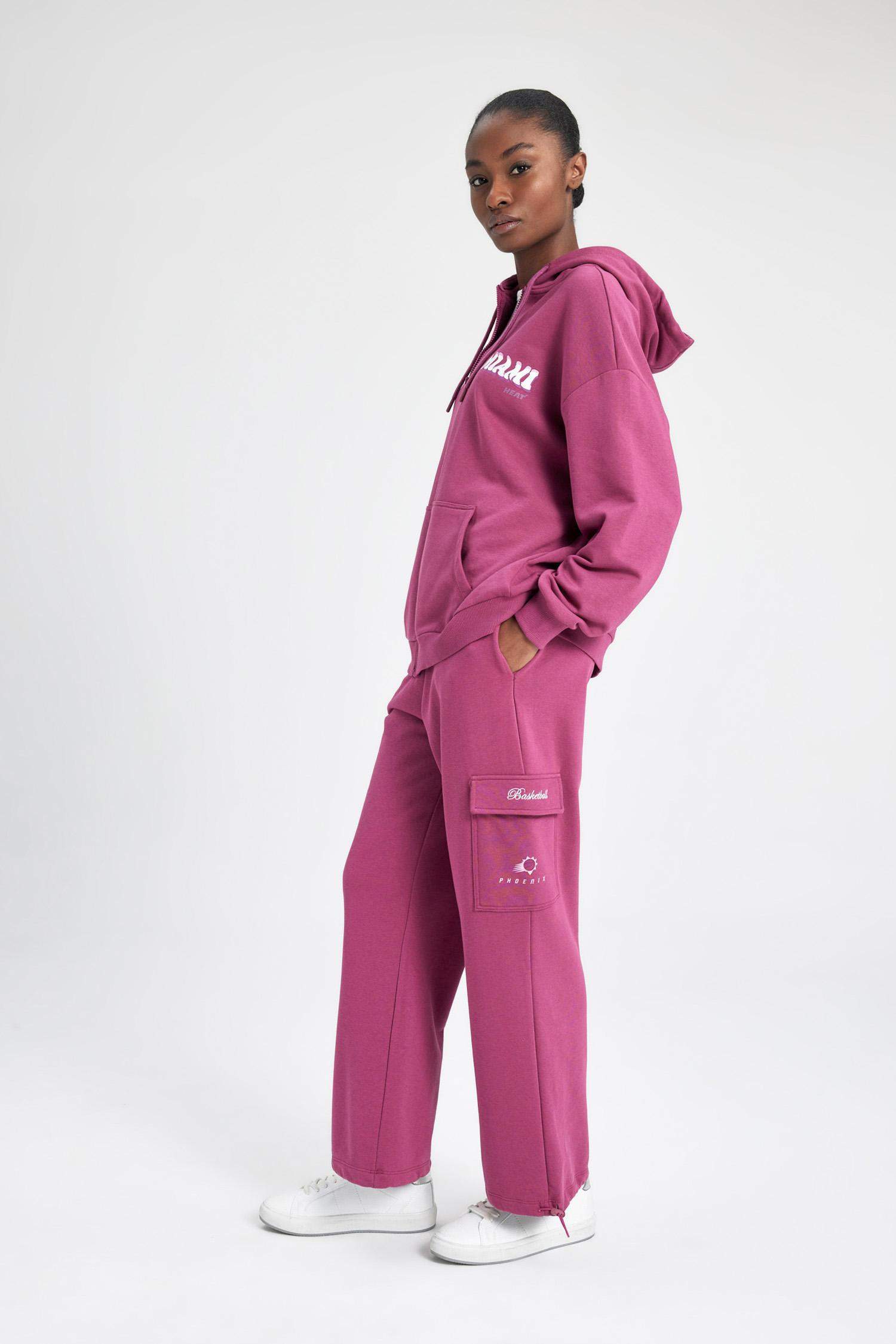 DeFactoFit Jogger Eşofman Altı NBA Phoenix Suns Kargo Cepli Lastik Paça Beli Bağcıklı