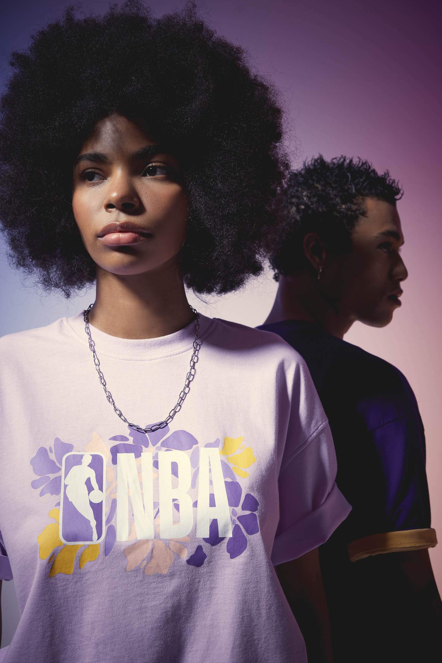 Футболка оверсайз NBA с круглым вырезом, DeFactoFit