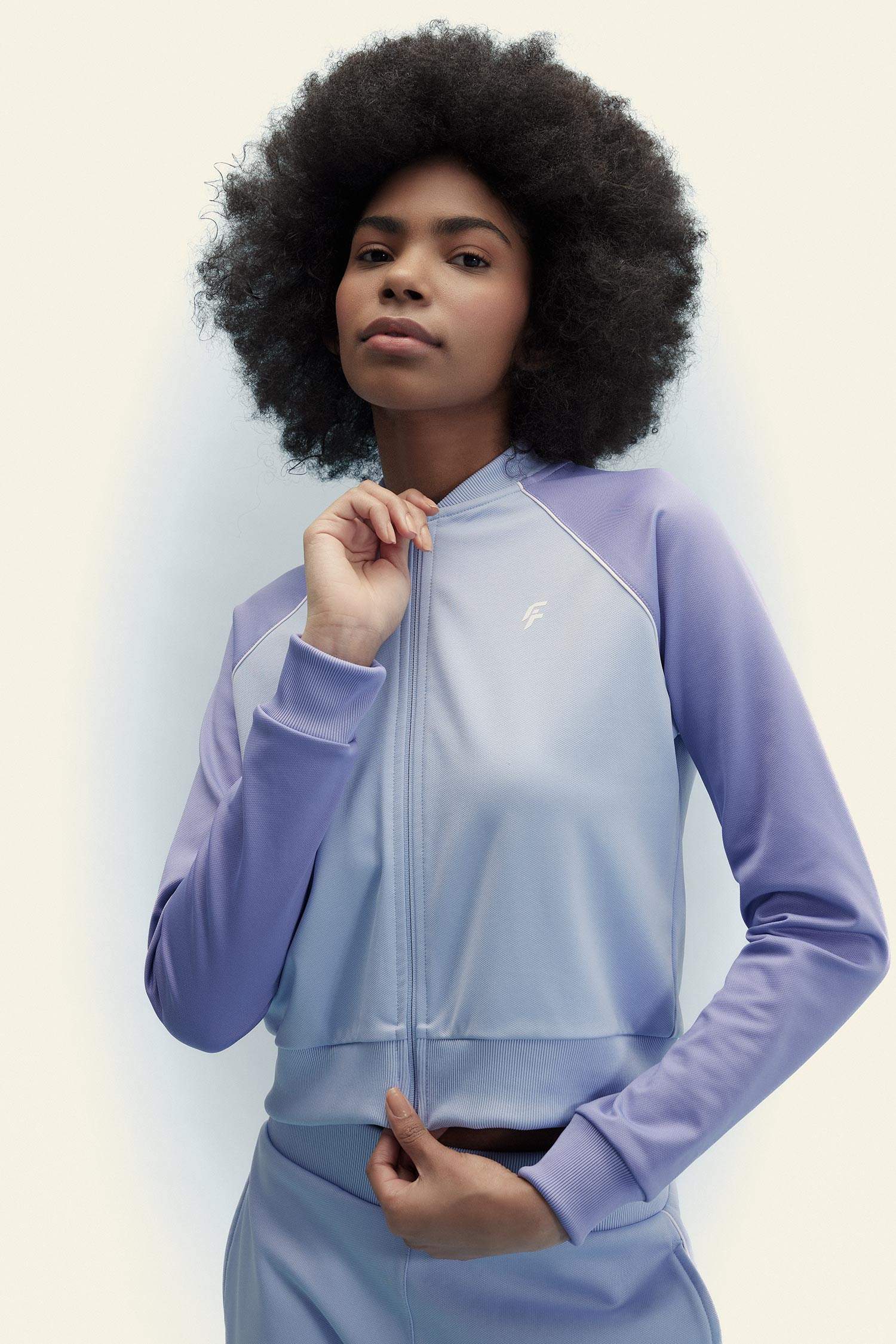 Blau Damen DeFactoFit Standard Fit Sportjacke 3062195 DeFacto