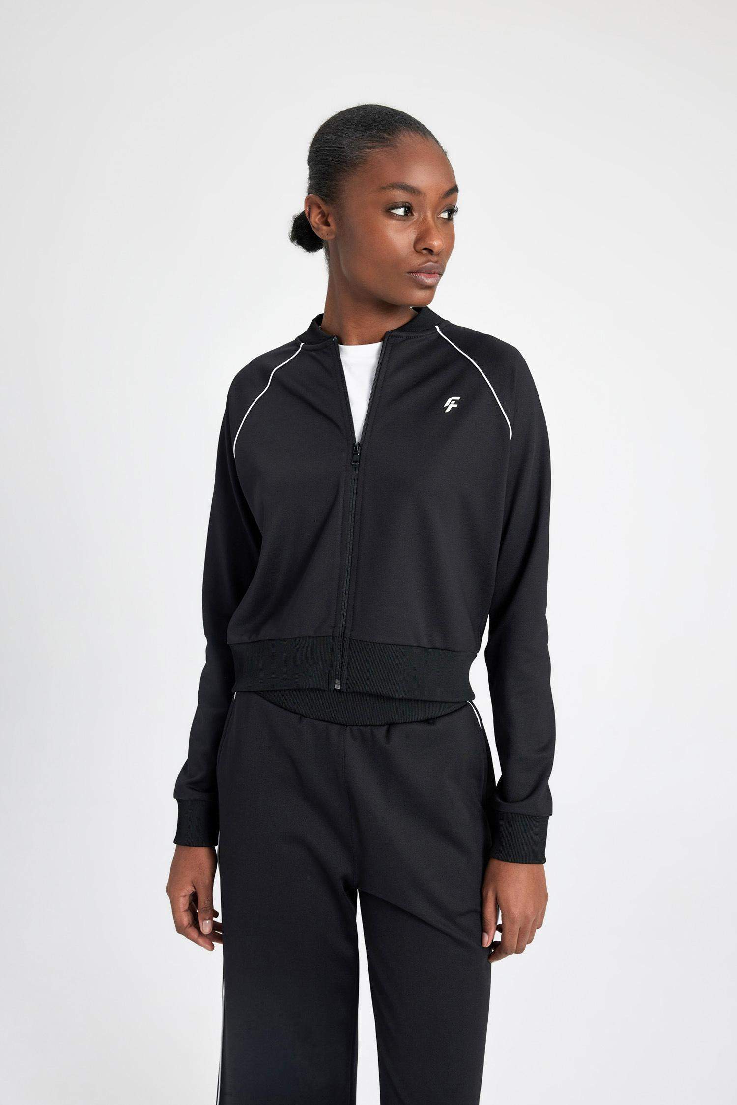 Standart Fit Çift Cepli Pike Sporcu Hırka