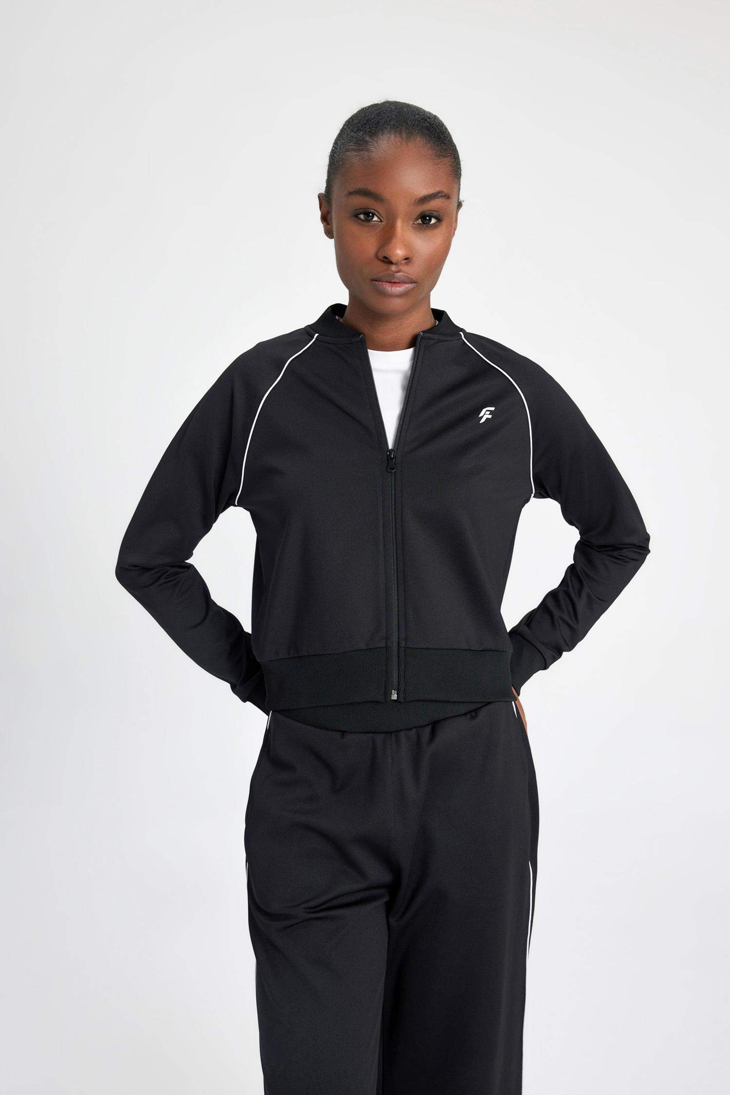 Standart Fit Çift Cepli Pike Sporcu Hırka