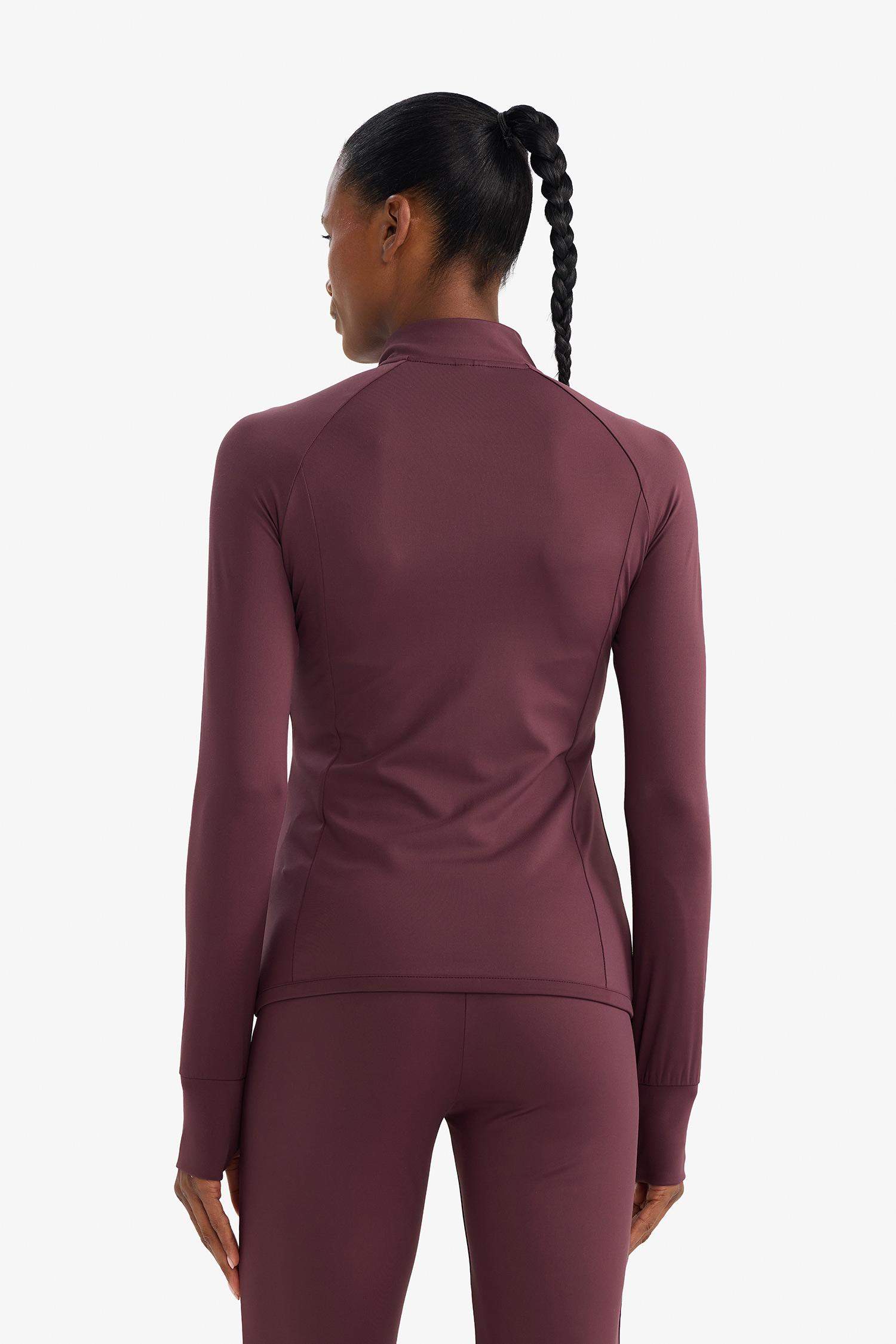 جاكيت صوف مخصر بياخة عالية وجيب