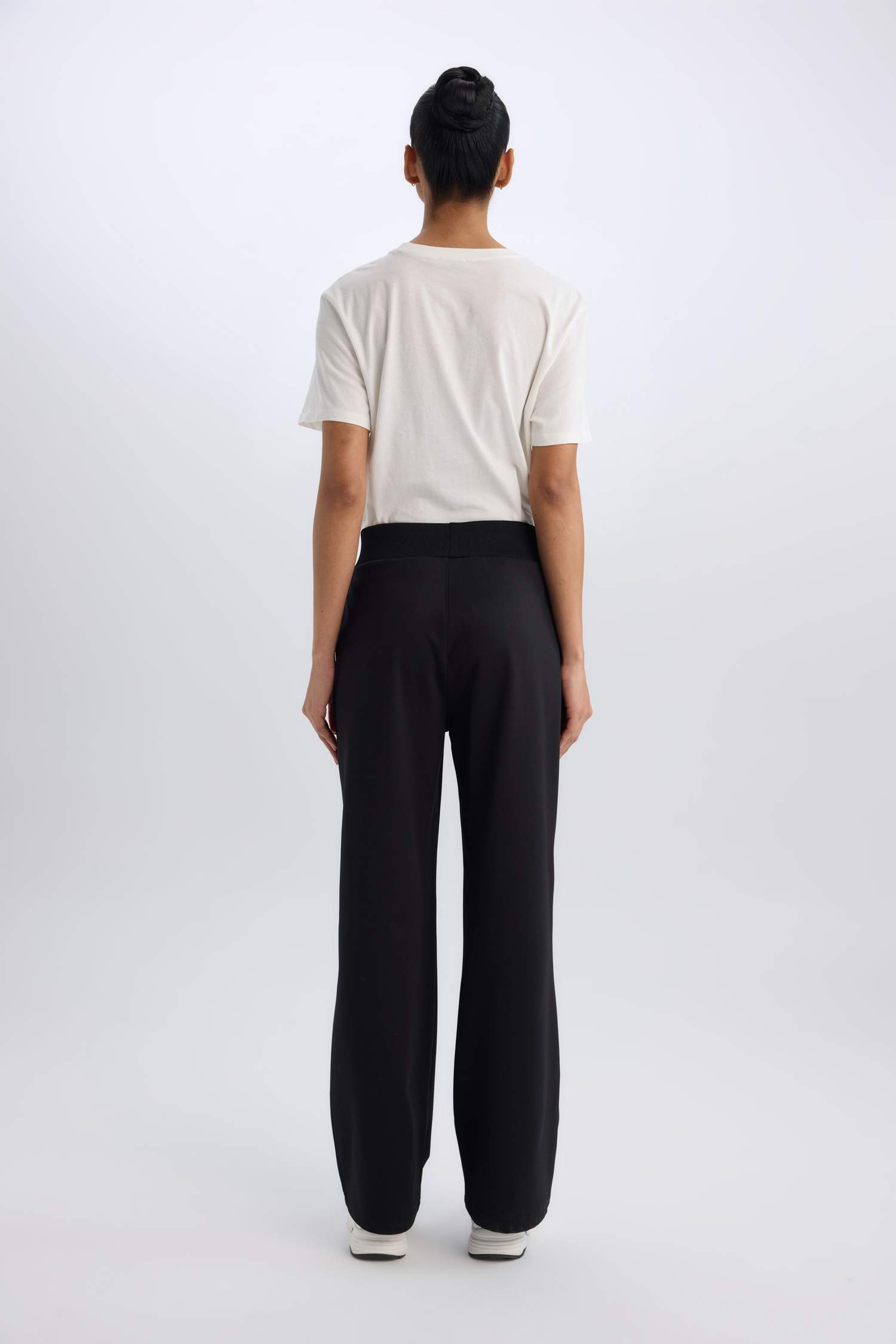 DeFactoFit Wide Leg Pocket Standard Pique Sweatpants