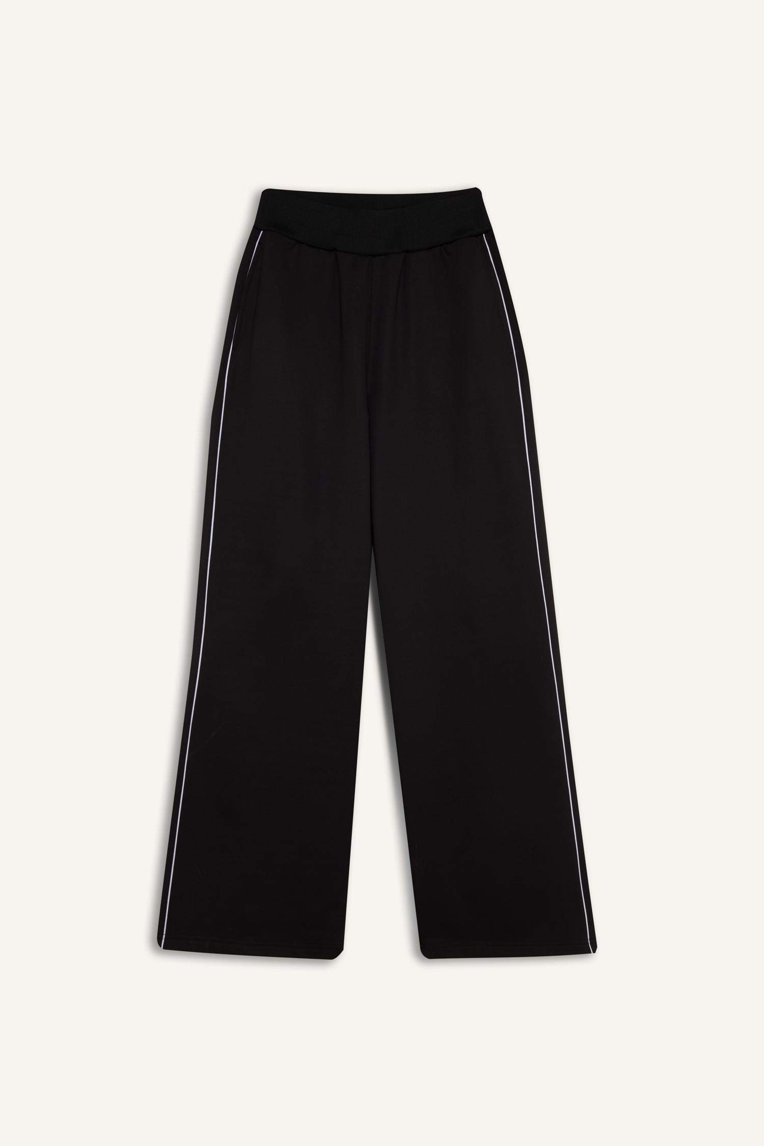 DeFactoFit Wide Leg Pocket Standard Pique Sweatpants