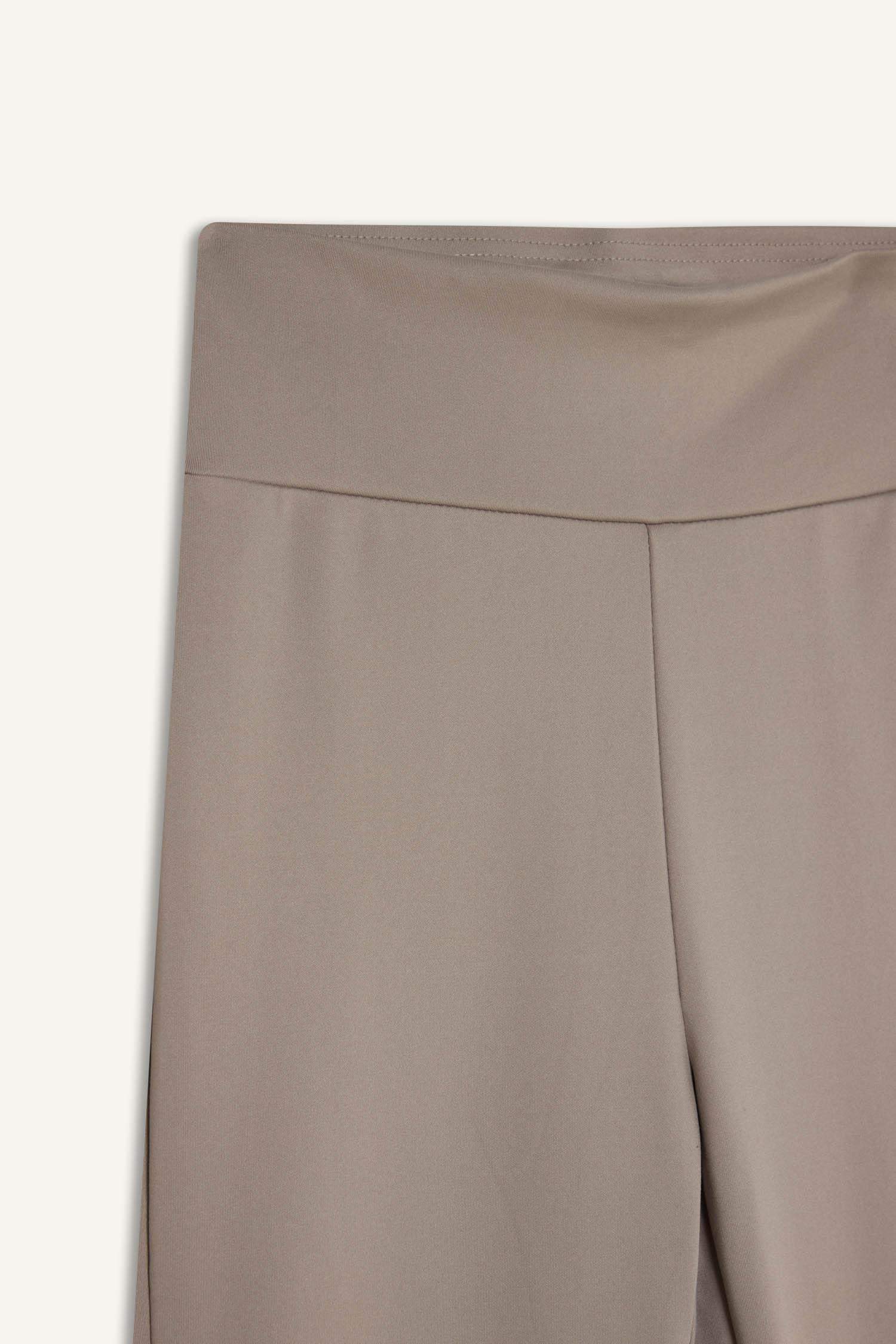 DeFactoFit Flare Fit Sporcu İnce Eşofman Altı İspanyol Paça Standart Boy Basic Düz