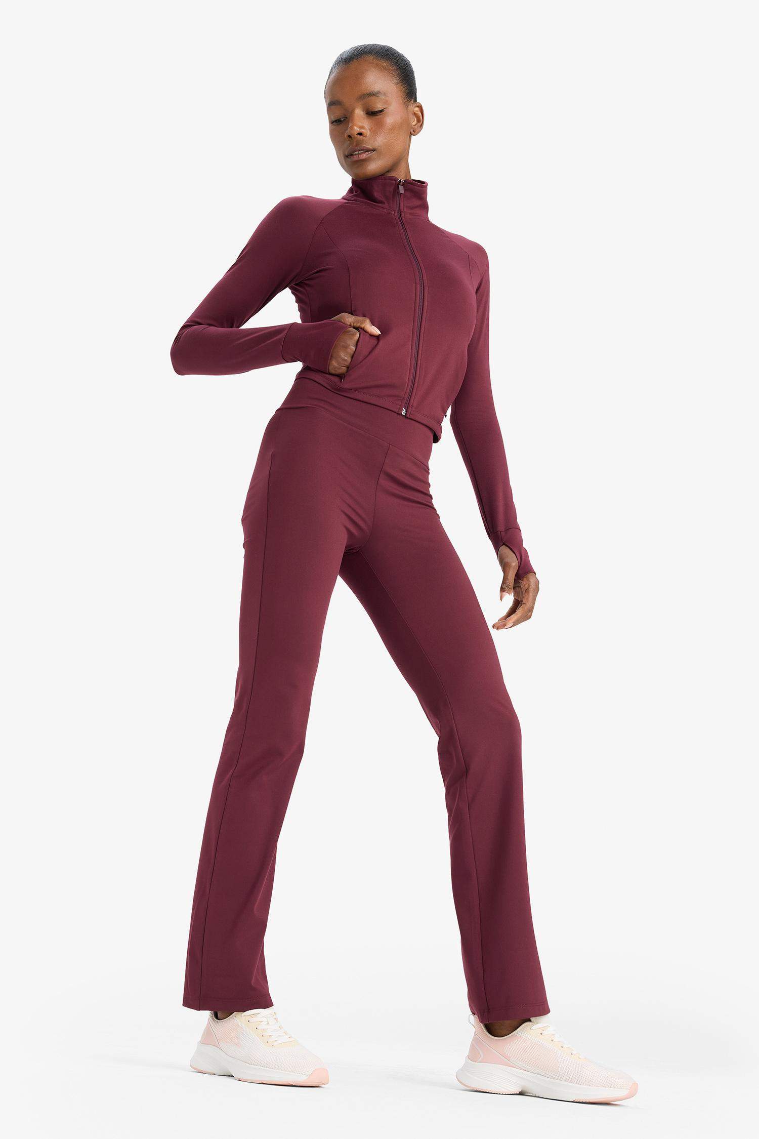 DeFactoFit Flare Fit Regular Length Sports Trousers