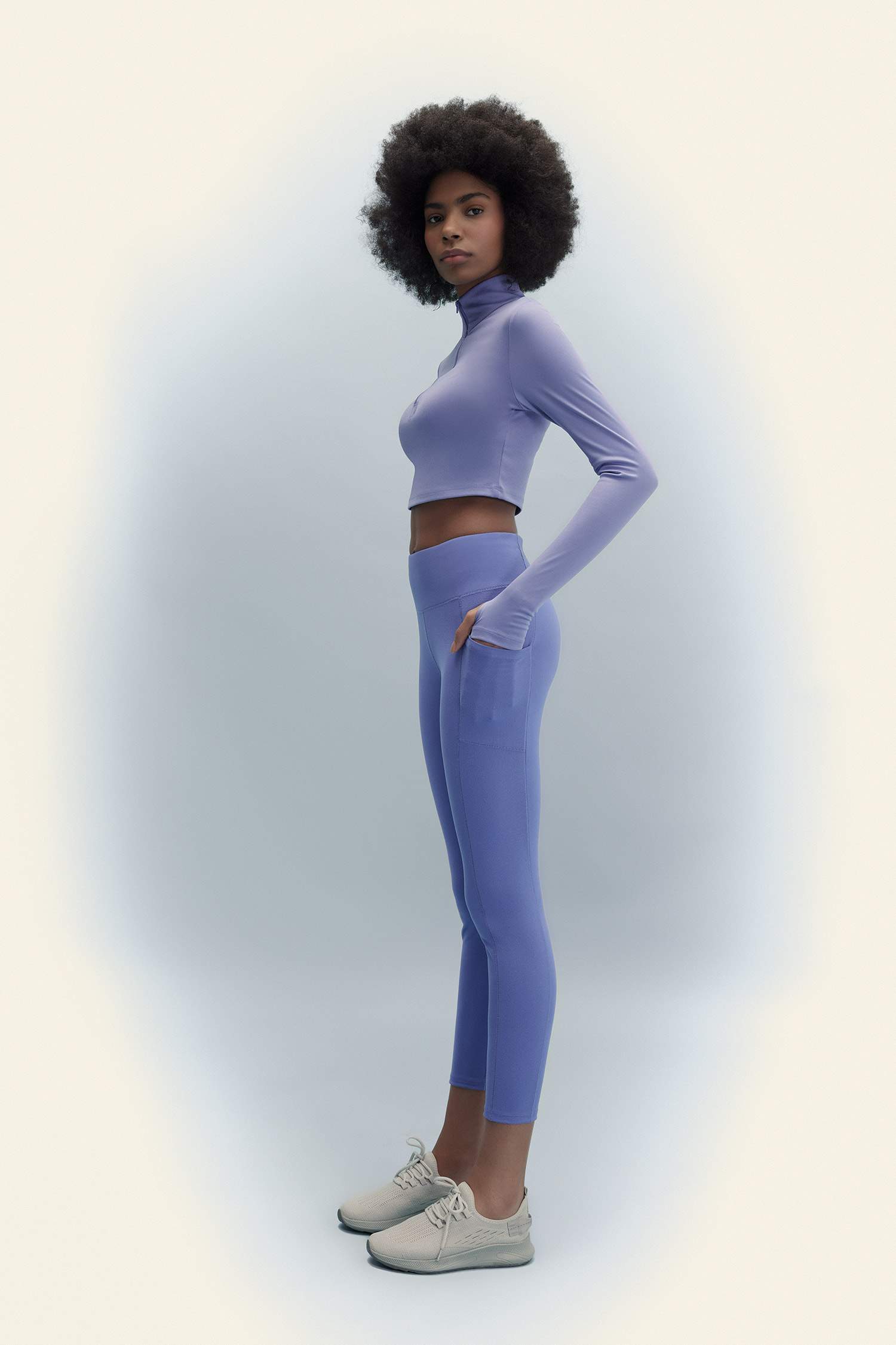 Fitted Beli Saran Sporcu Tayt