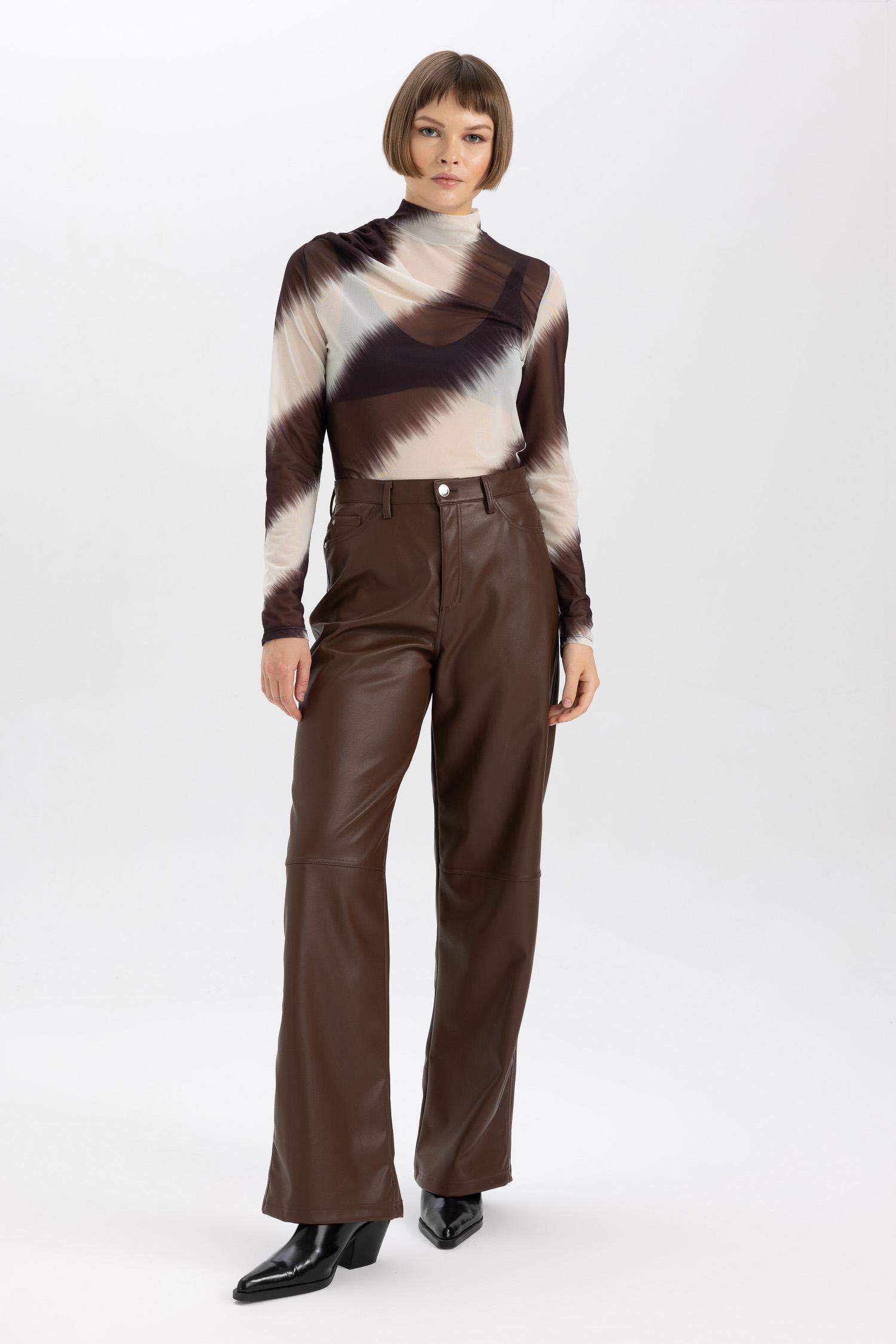 تيشيرت تول ردن طويل سليم فيت بياخة مستديرة