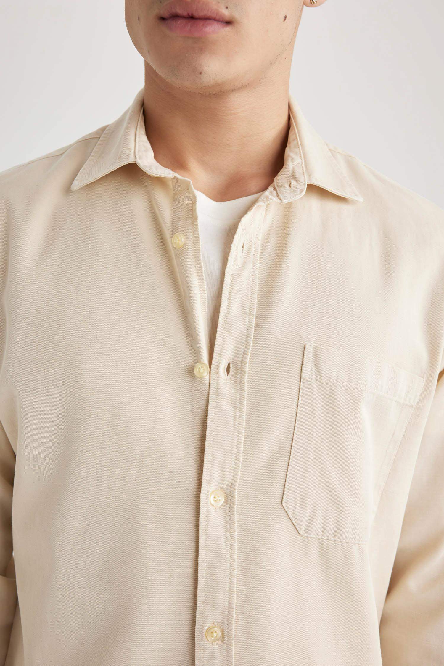 Regular Fit Polo Yaka Pamuklu Uzun Kollu Gömlek