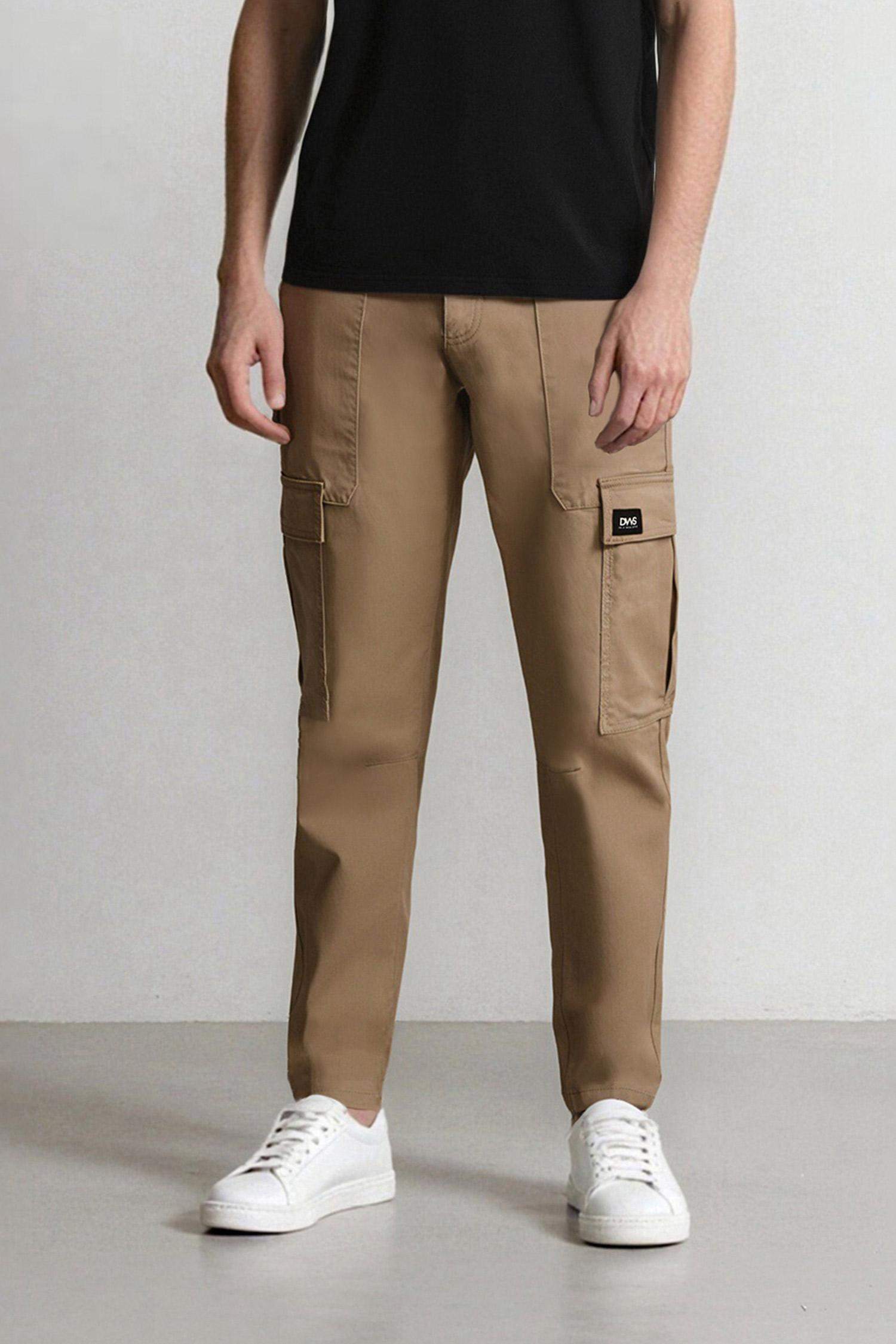 Yazlık Kargo Cepli Düz Paça Pantolon