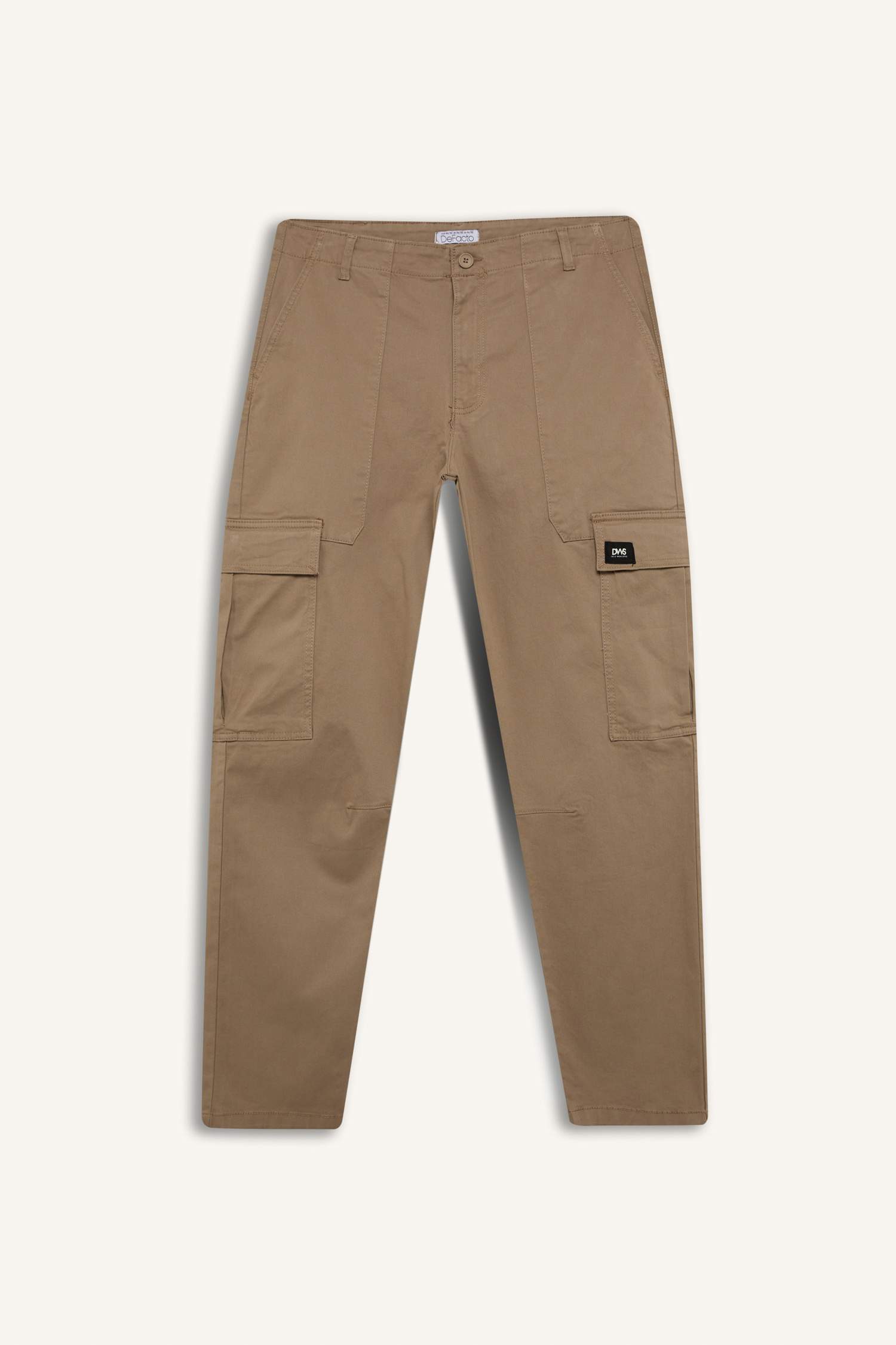 Yazlık Kargo Cepli Düz Paça Pantolon