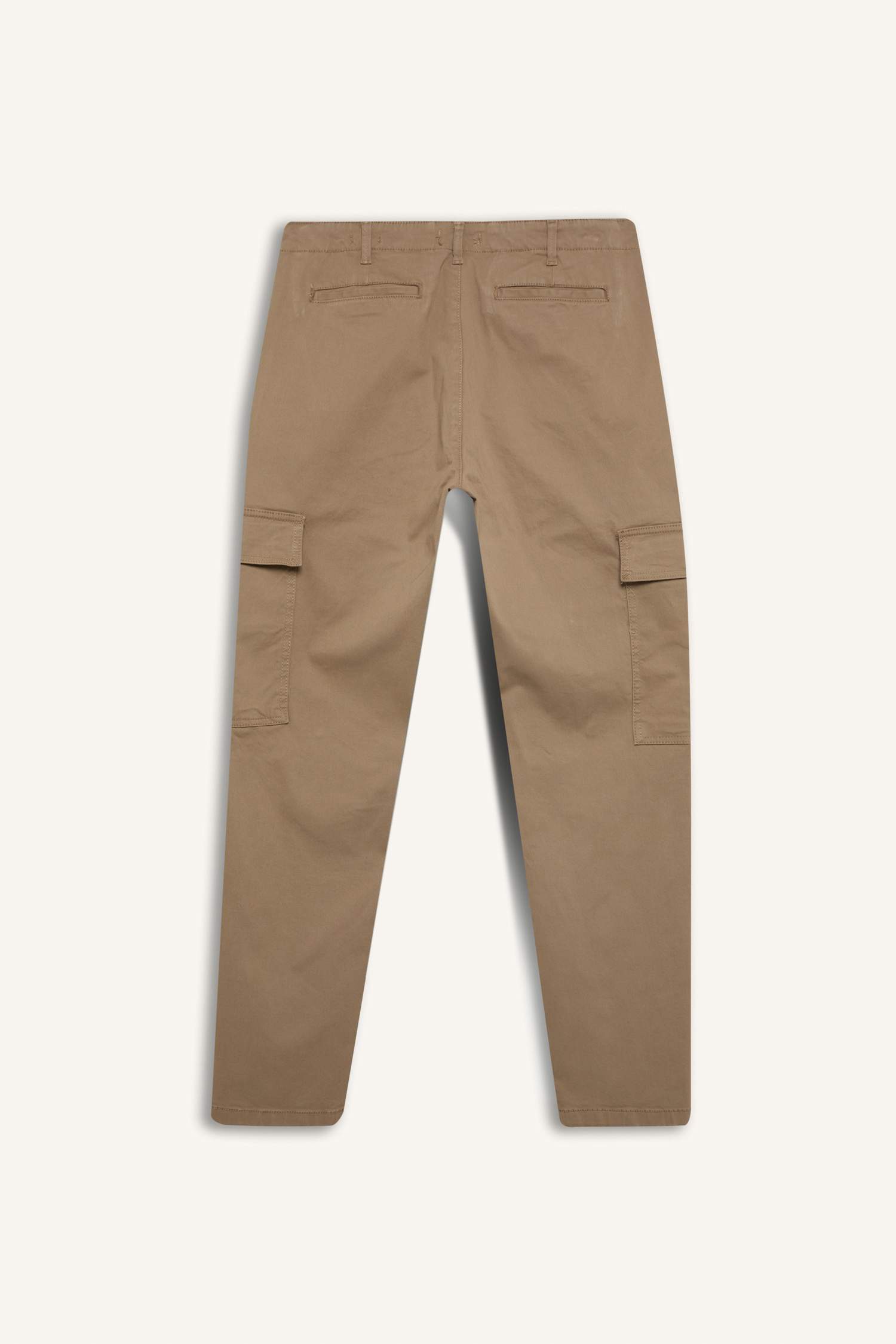 Yazlık Kargo Cepli Düz Paça Pantolon