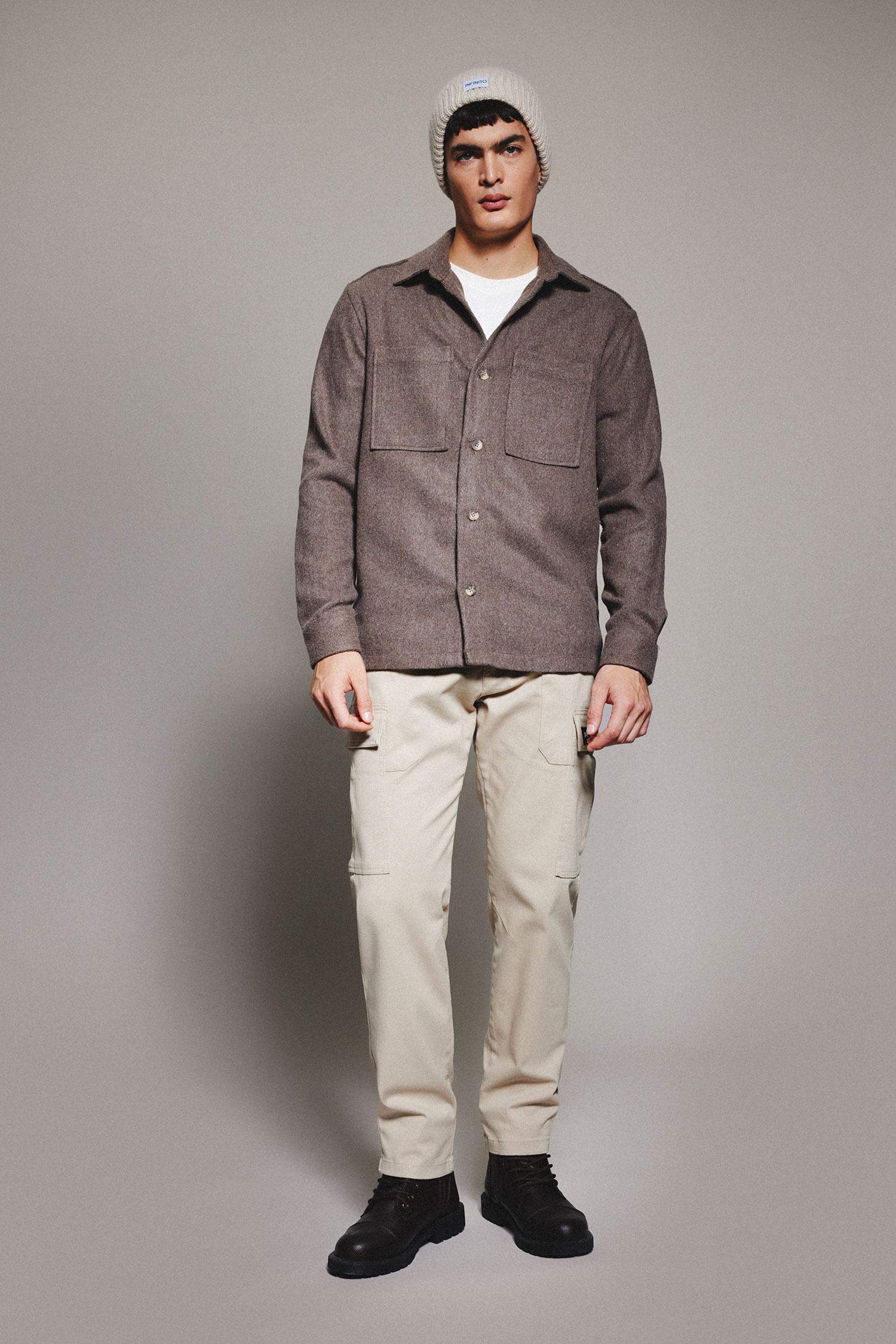 Cargo Fit Regular Hem Trousers