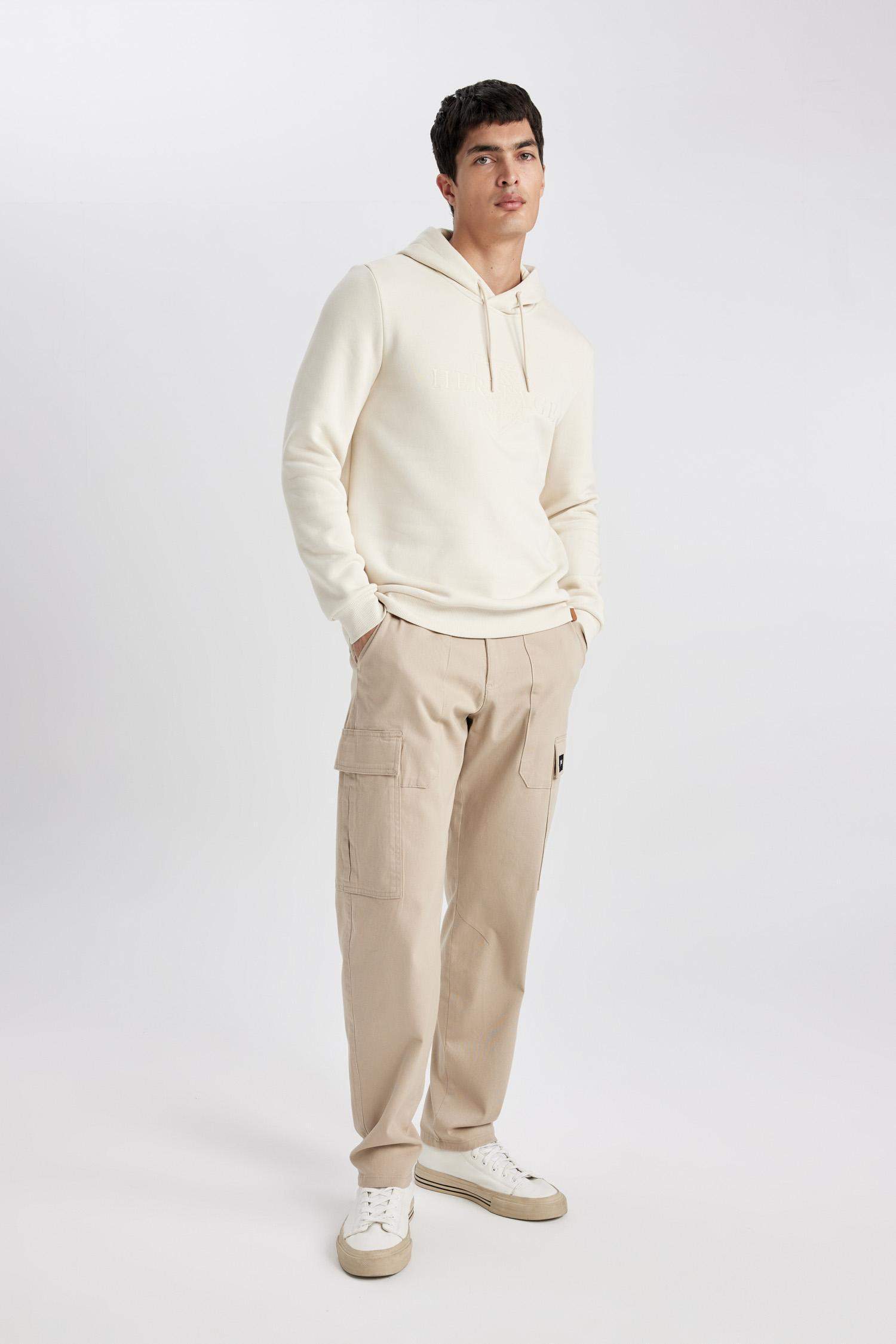 Cargo Fit Regular Hem Trousers