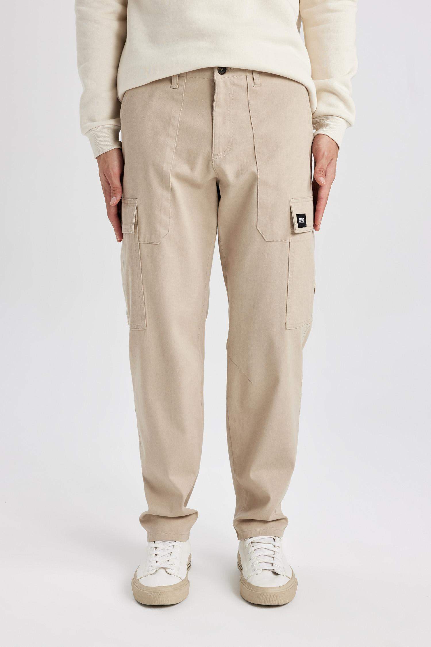Cargo Fit Regular Hem Trousers