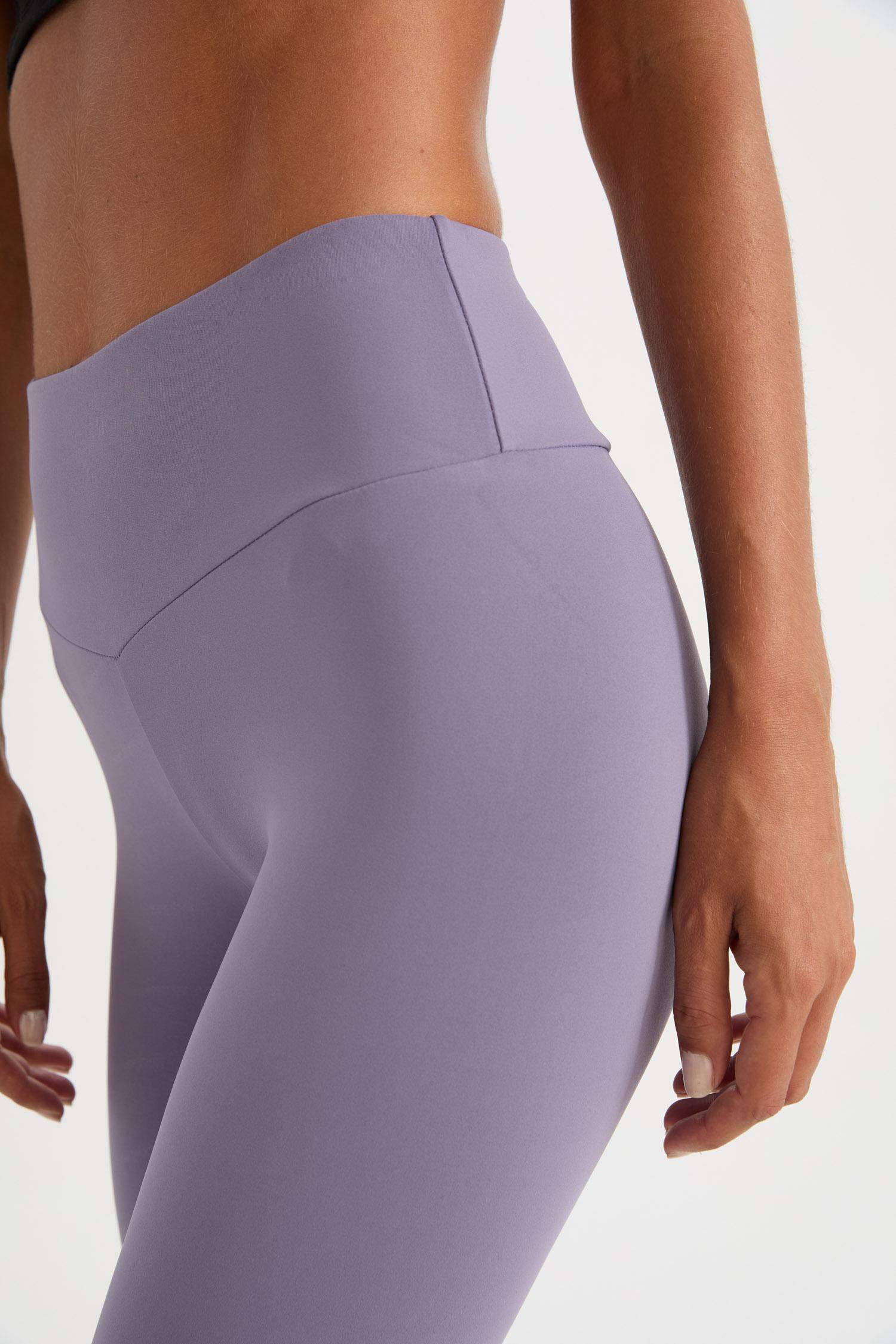 Toparlayıcı Yüksek Bel Esnek Kumaş Basic Sporcu Tayt