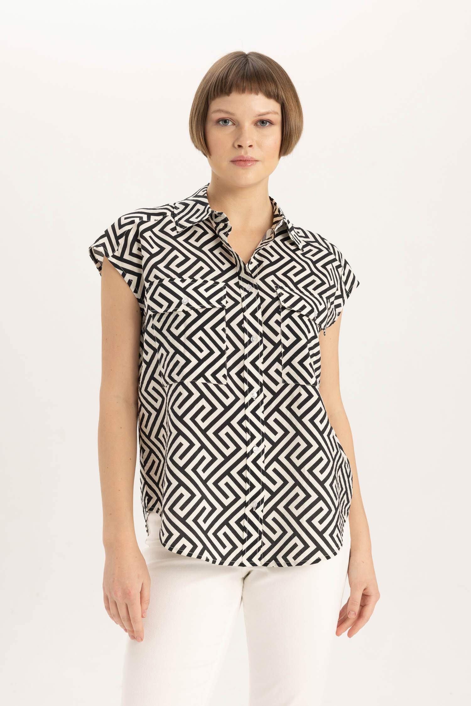 Regular Fit Short Sleeve Shirt - Colour Burst