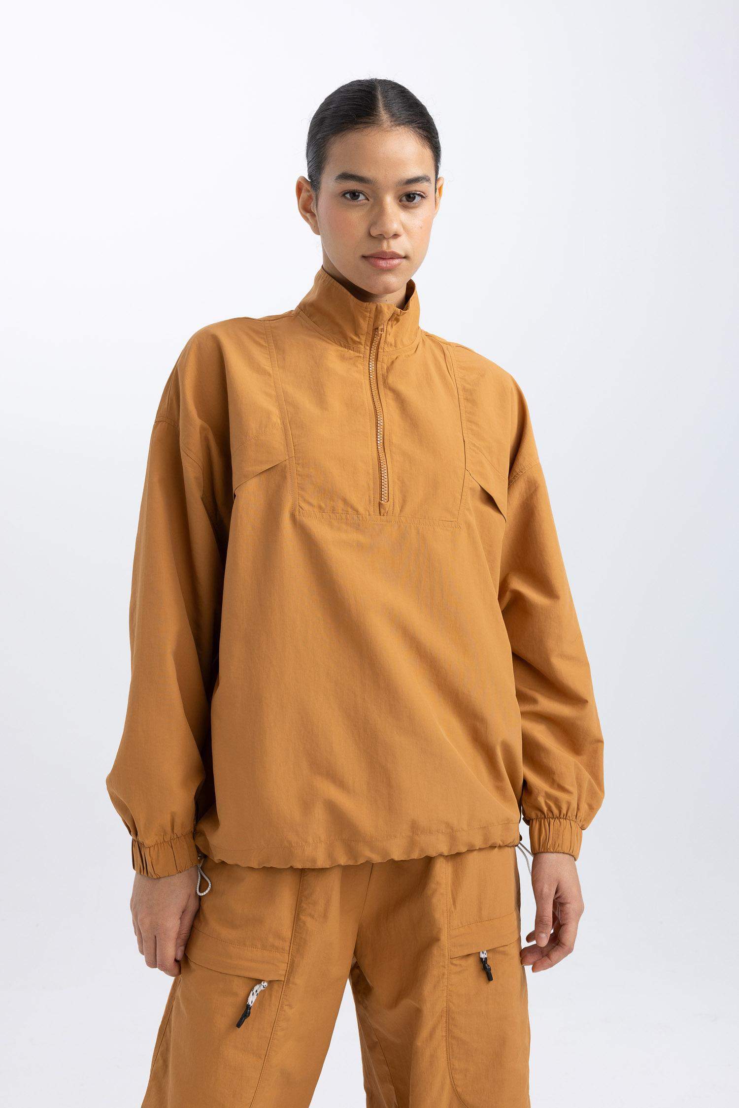 كارديجان اوفر سايز منسوج هاي كول من DeFactoFit