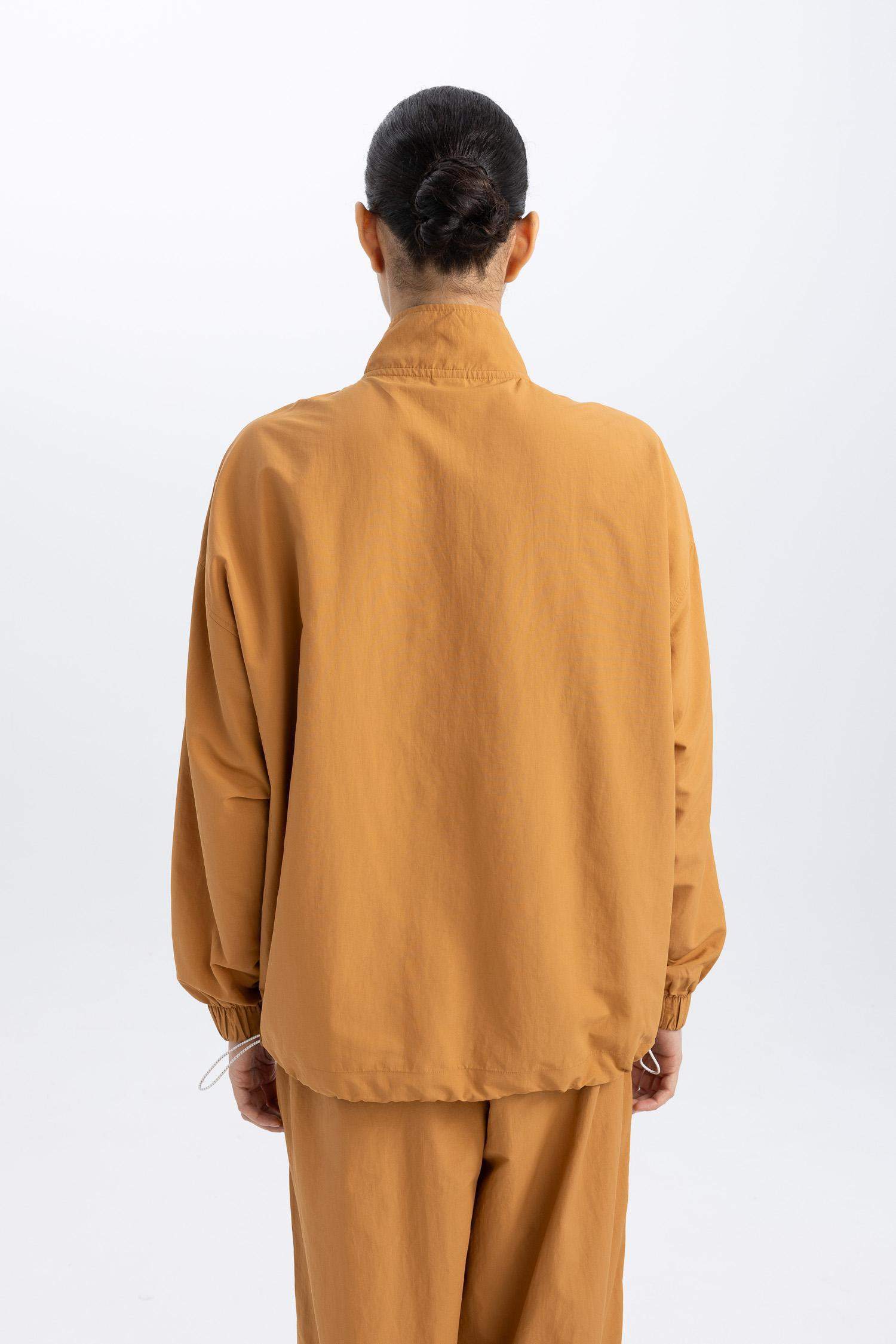 كارديجان اوفر سايز منسوج هاي كول من DeFactoFit