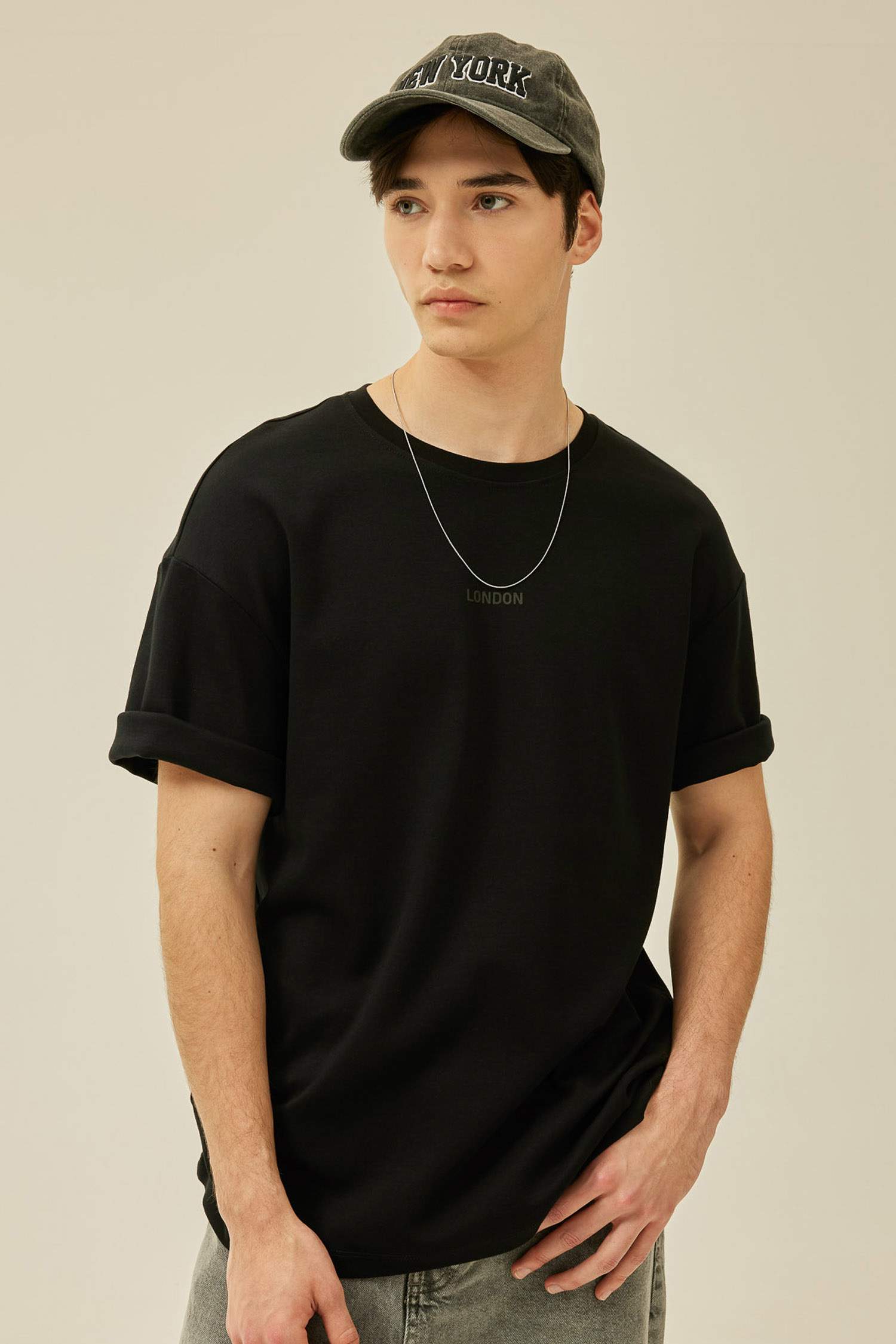 Comfort Fit Crew Neck Printed T-Shirt