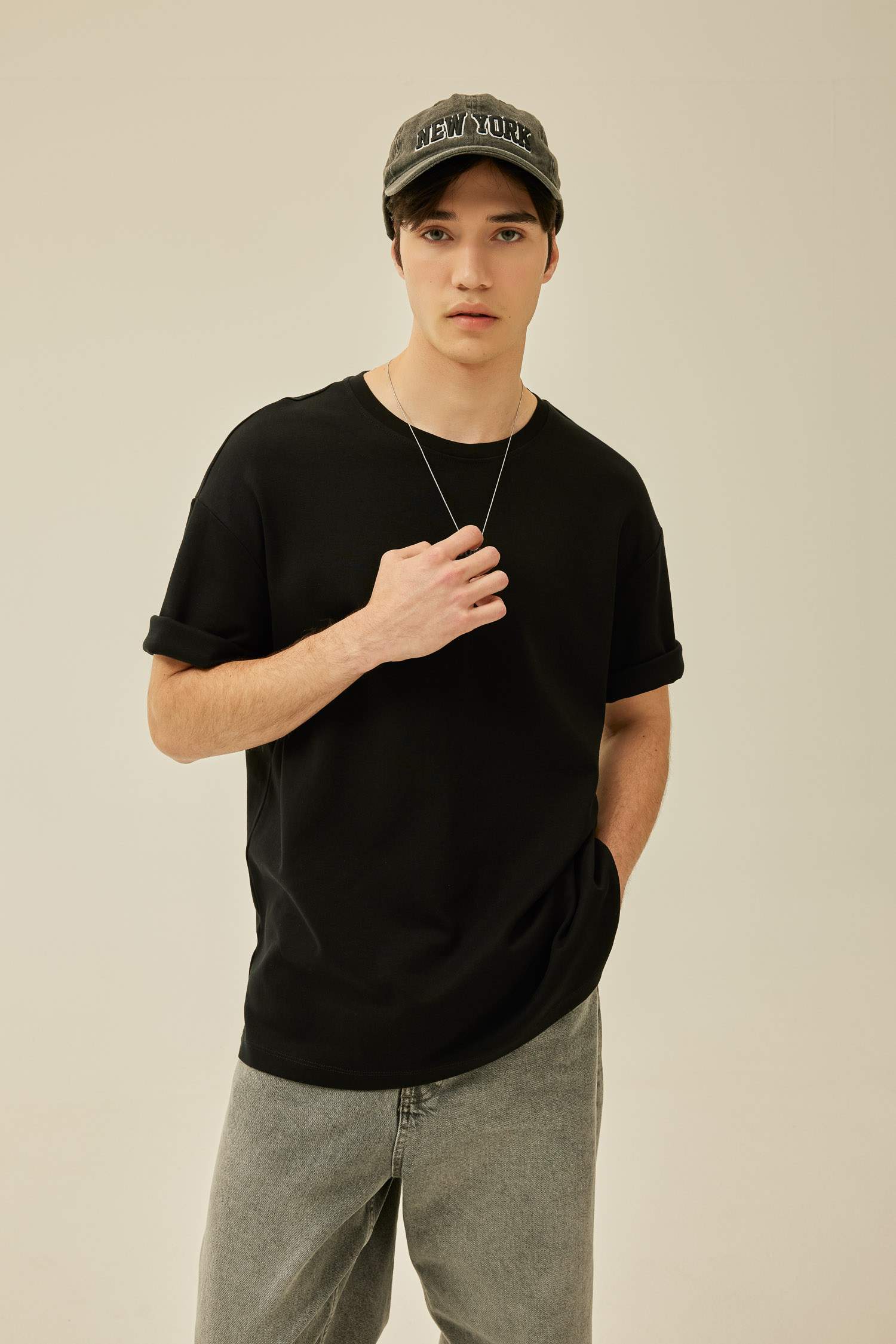 Comfort Fit Crew Neck Printed T-Shirt
