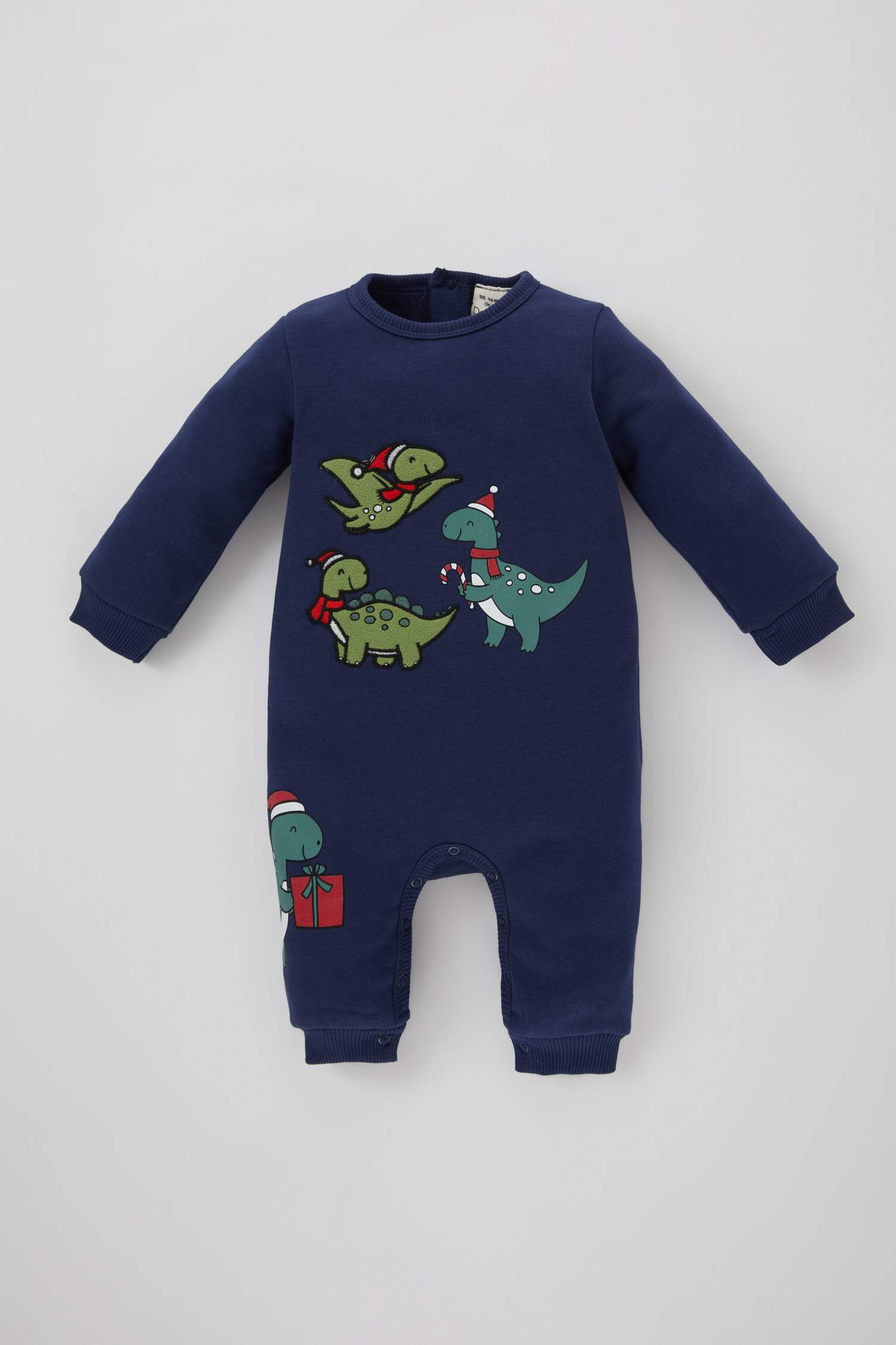 Комбинезон новогодний из плотной ткани для малышей мальчиков