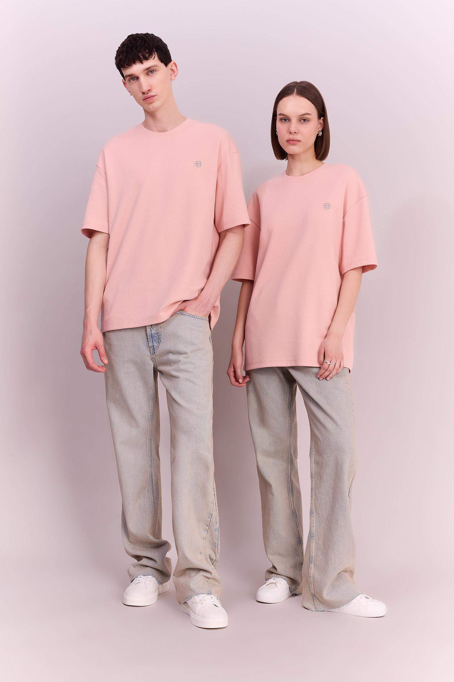 Comfort Regular Fit Crew Neck Printed Heavy Fabric T-Shirt