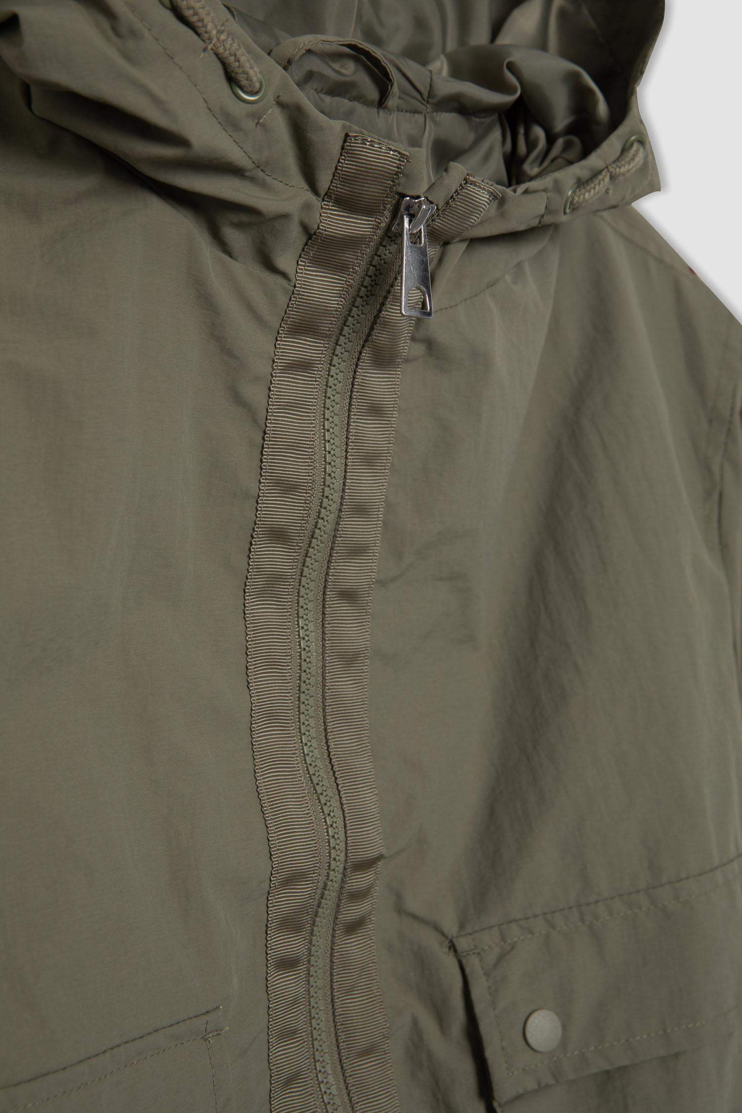 Kız Çocuk Su Geçirmez Kapüşonlu Yağmurluk