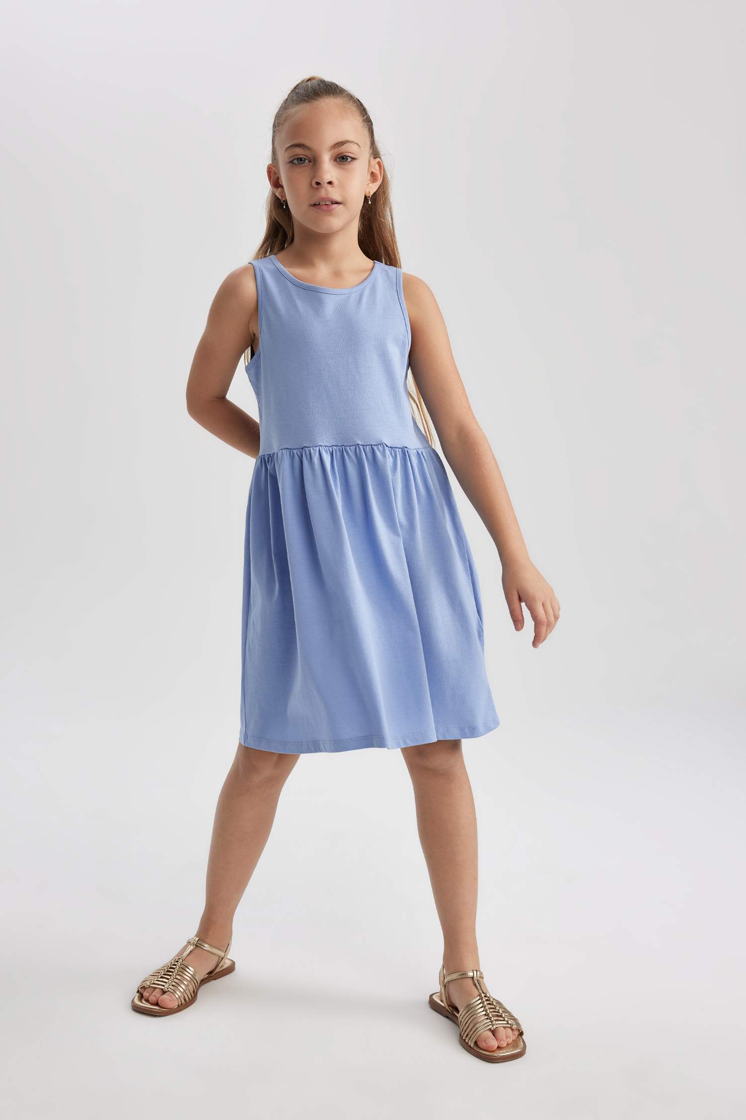 Girl Sleeveless Dress