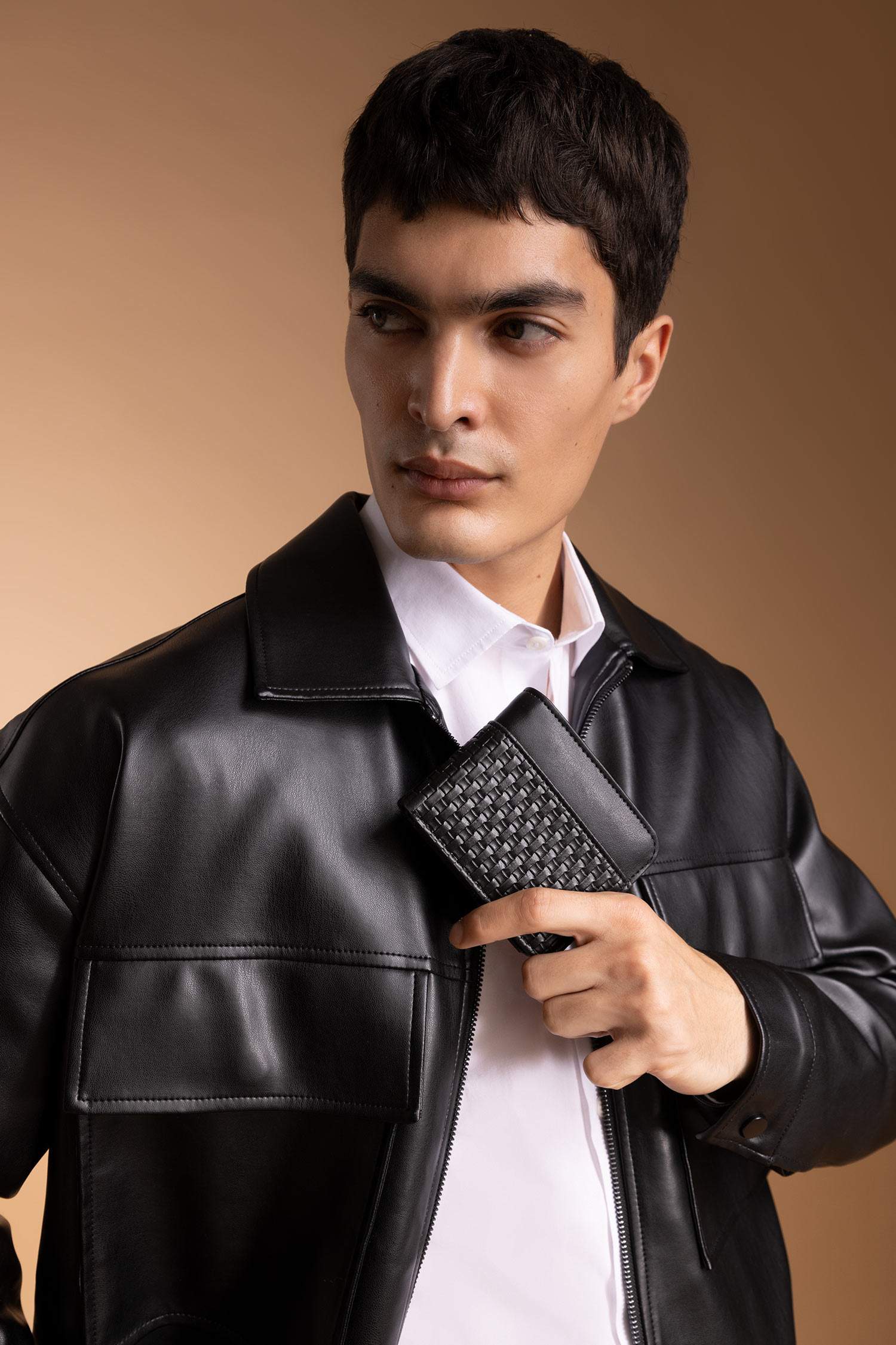 محفظة رجالي جلد صناعي