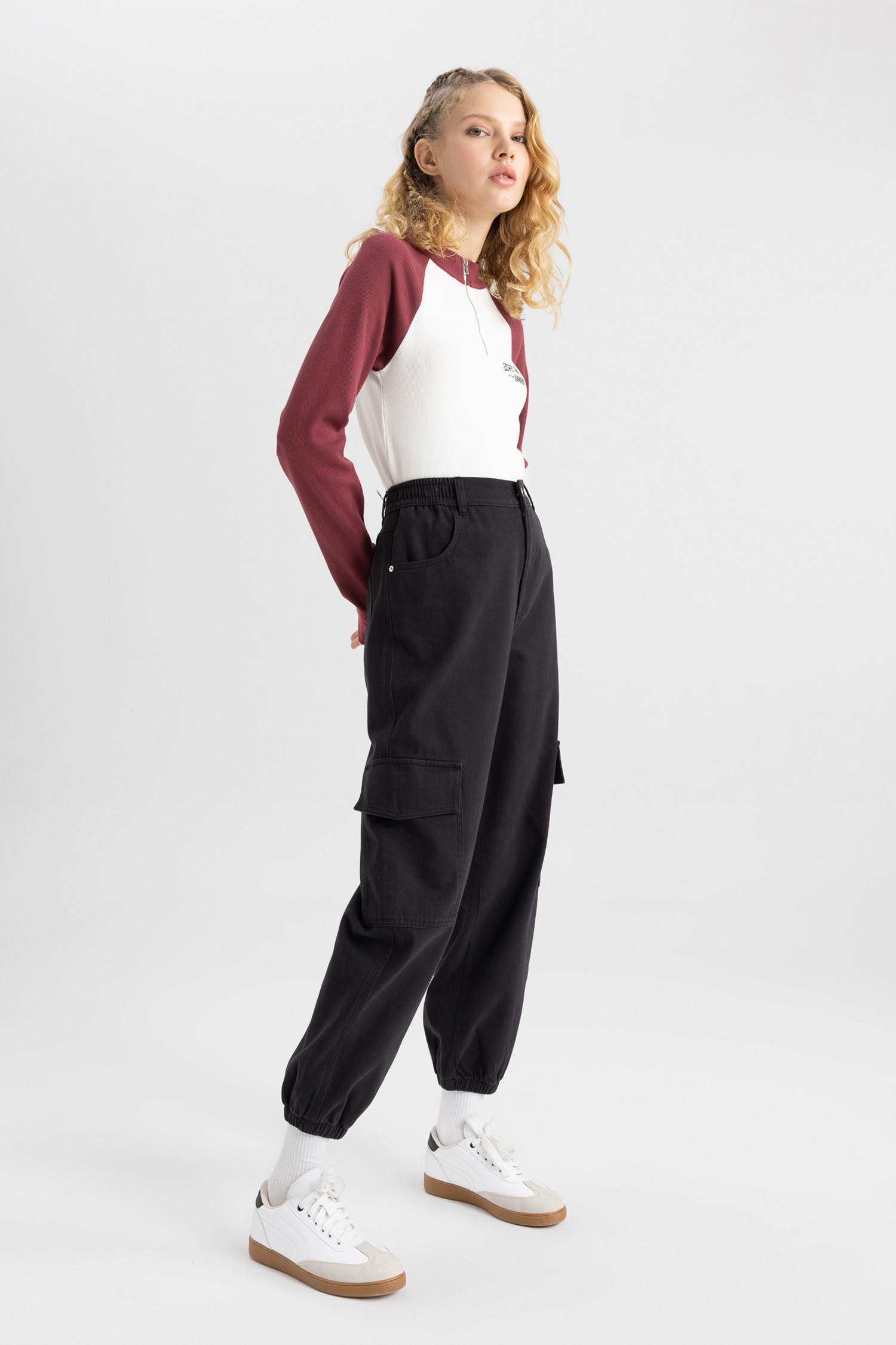 Cargo Jogger Gabardine Trousers