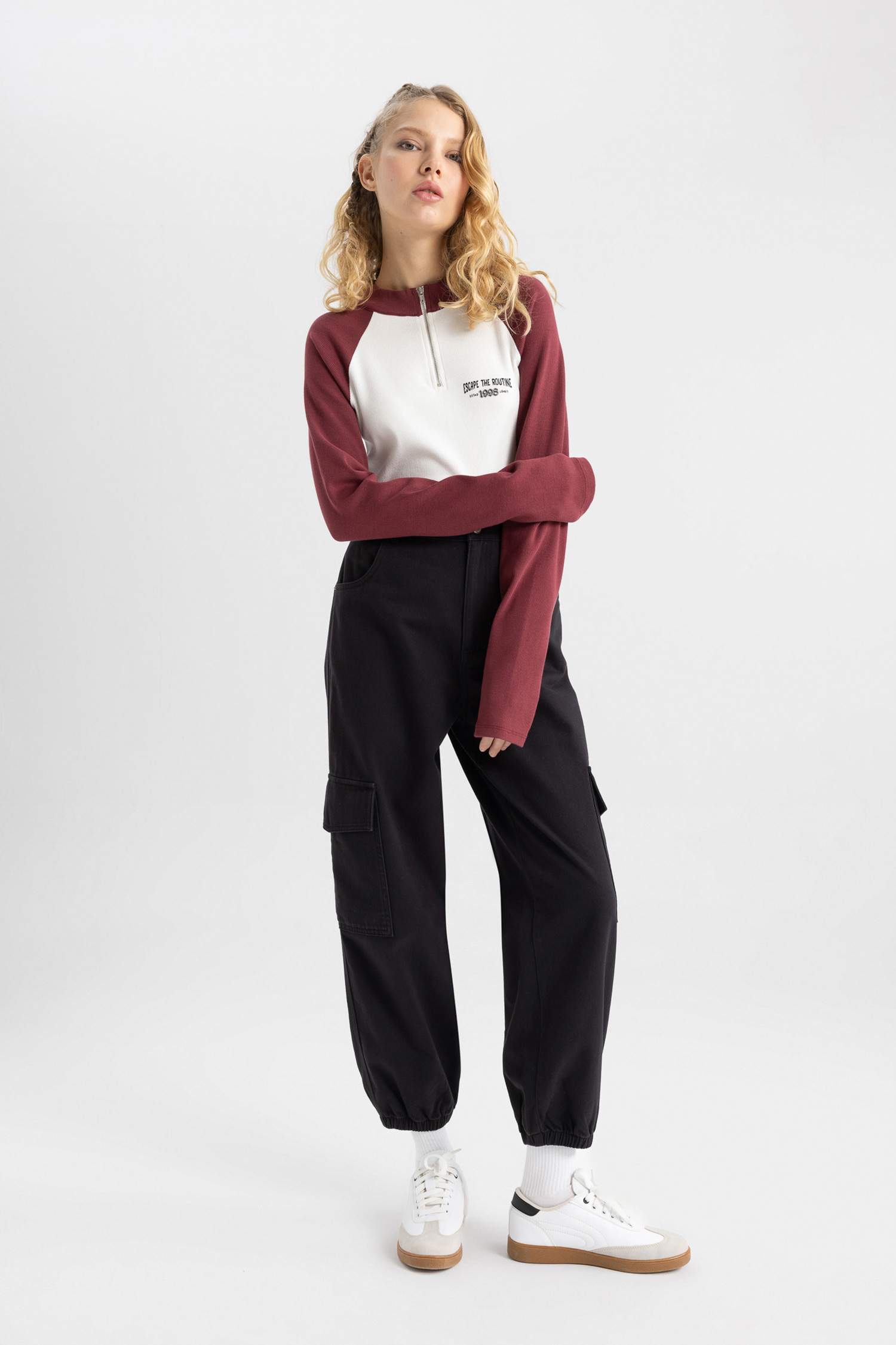 Cargo Jogger Gabardine Trousers