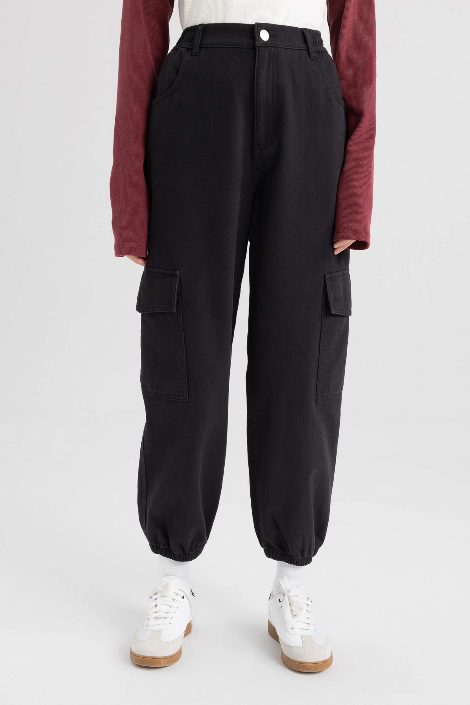 Cargo Jogger Gabardine Trousers